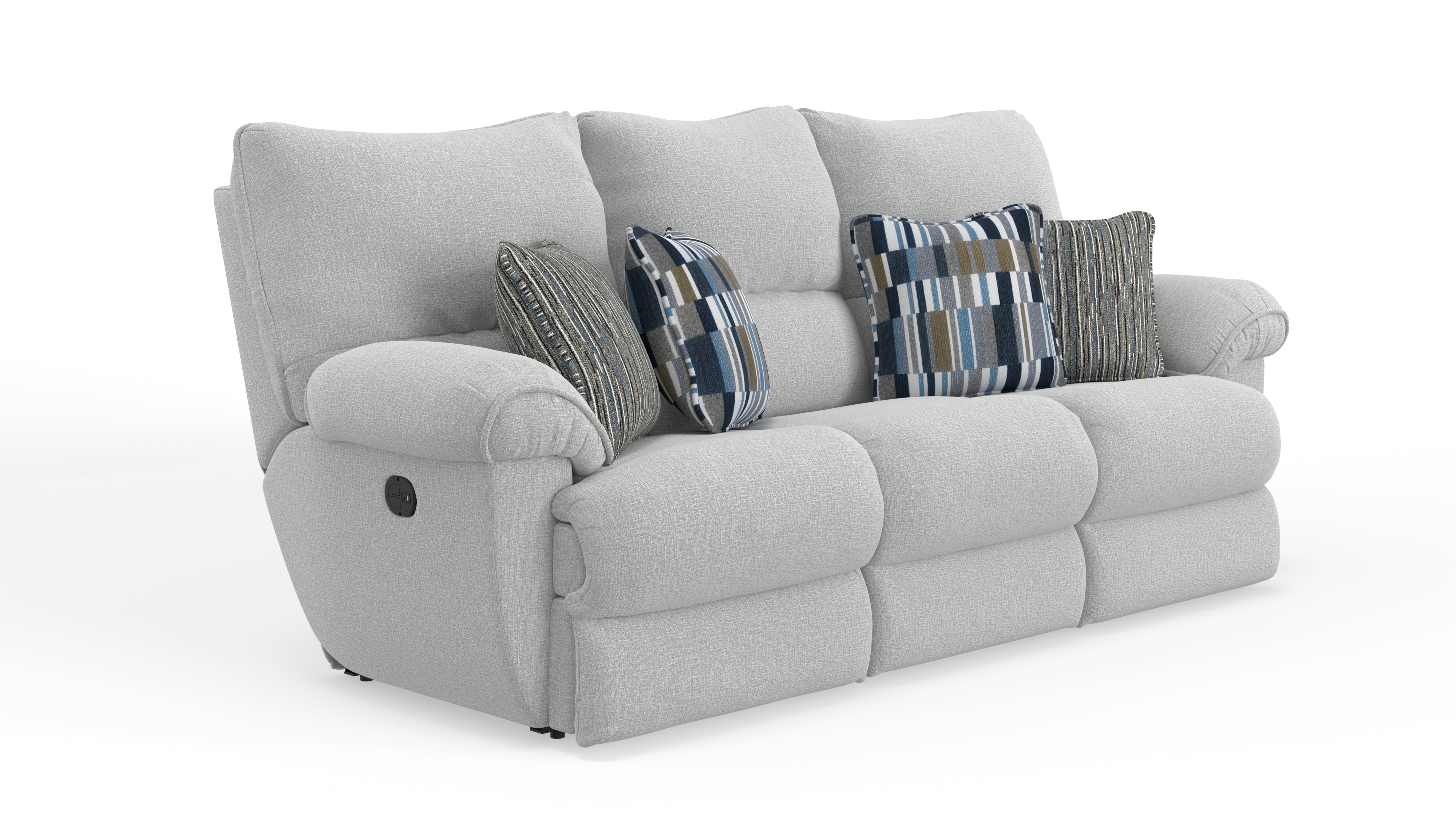 Lenny Power Lay Flat Reclining Sofa - Luxury Home Furniture (MI)