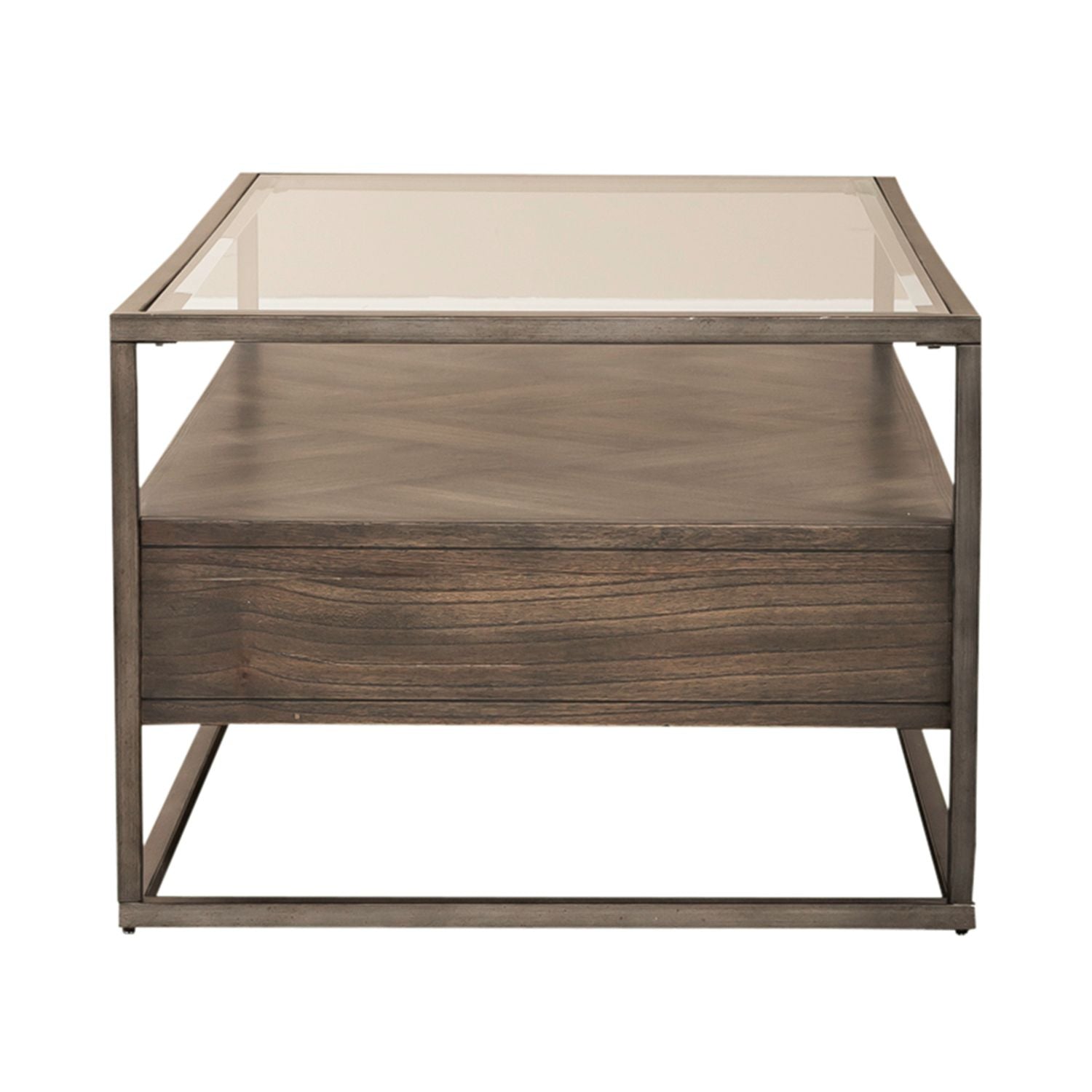 Jamestown Rectangular Cocktail Table in Brown image