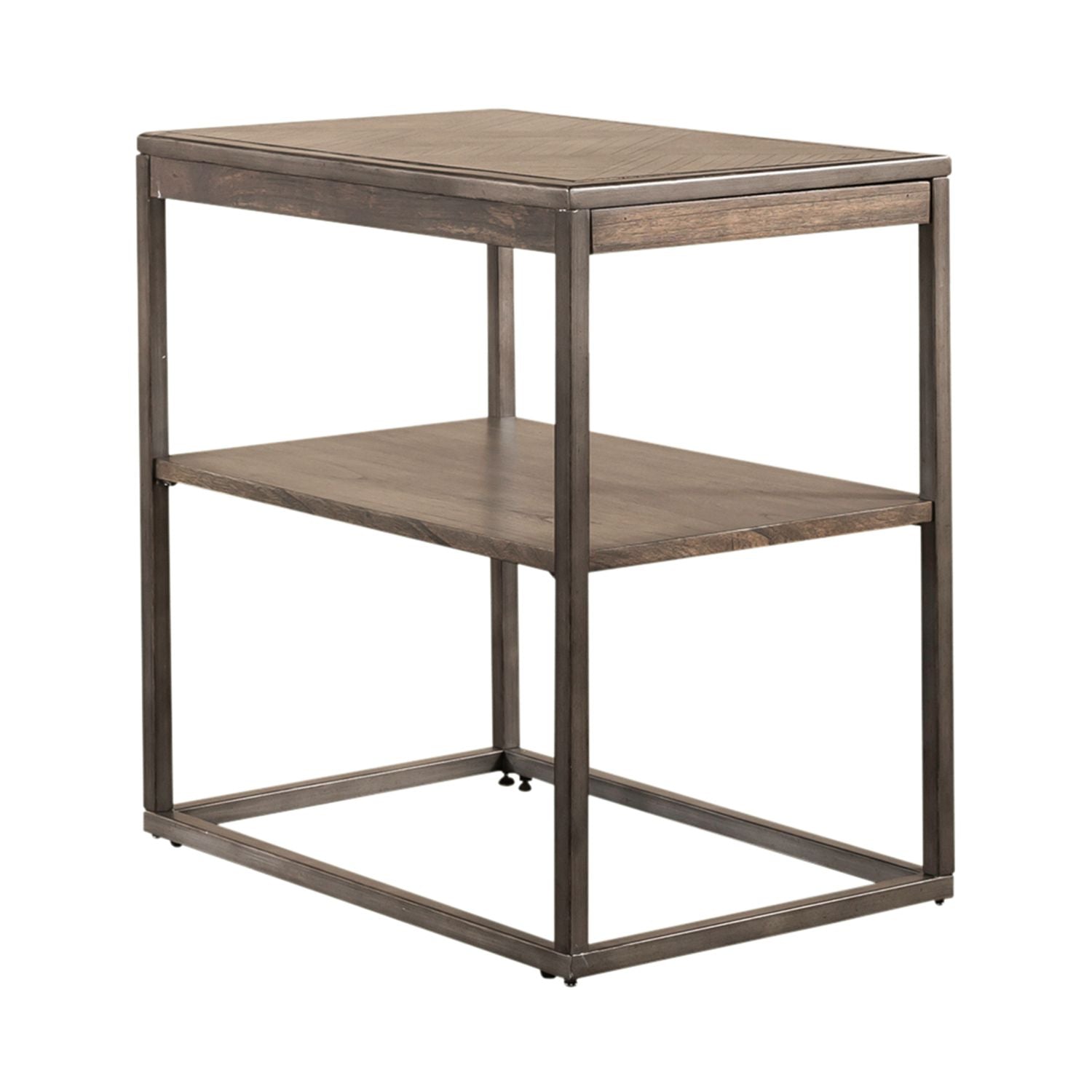 Jamestown Chair Side Table in Brown image