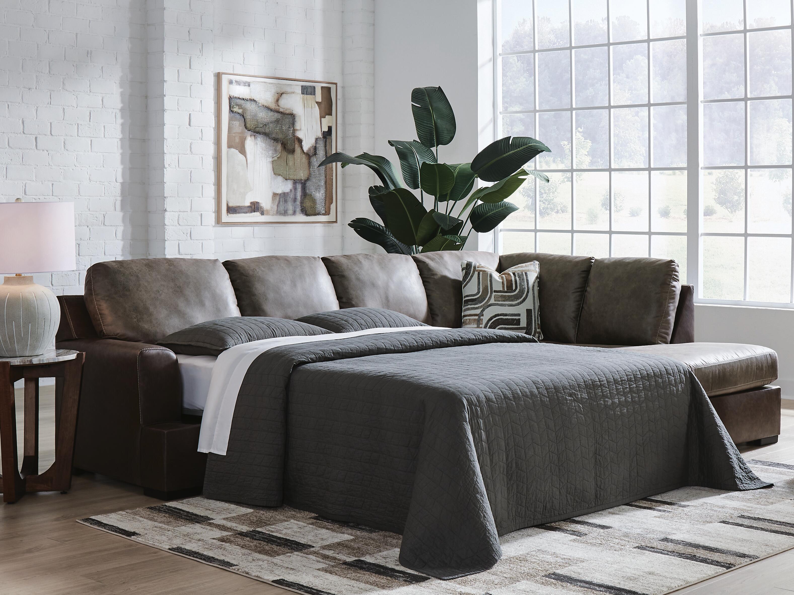 Castille Way Sleeper Sectional with Chaise - Luxury Home Furniture (MI)