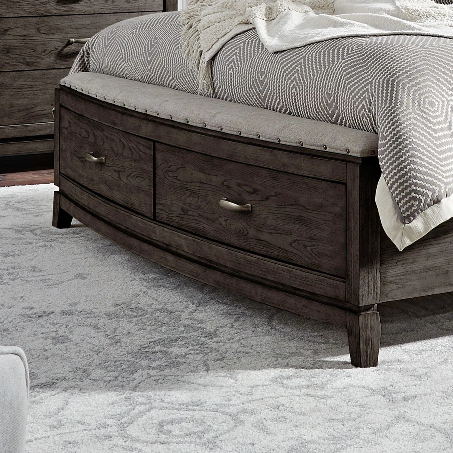 Avalon Storage Footboard w/ Slatroll image