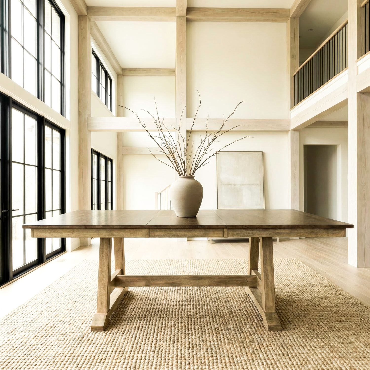 Lindsey Farm Trestle Table Set image