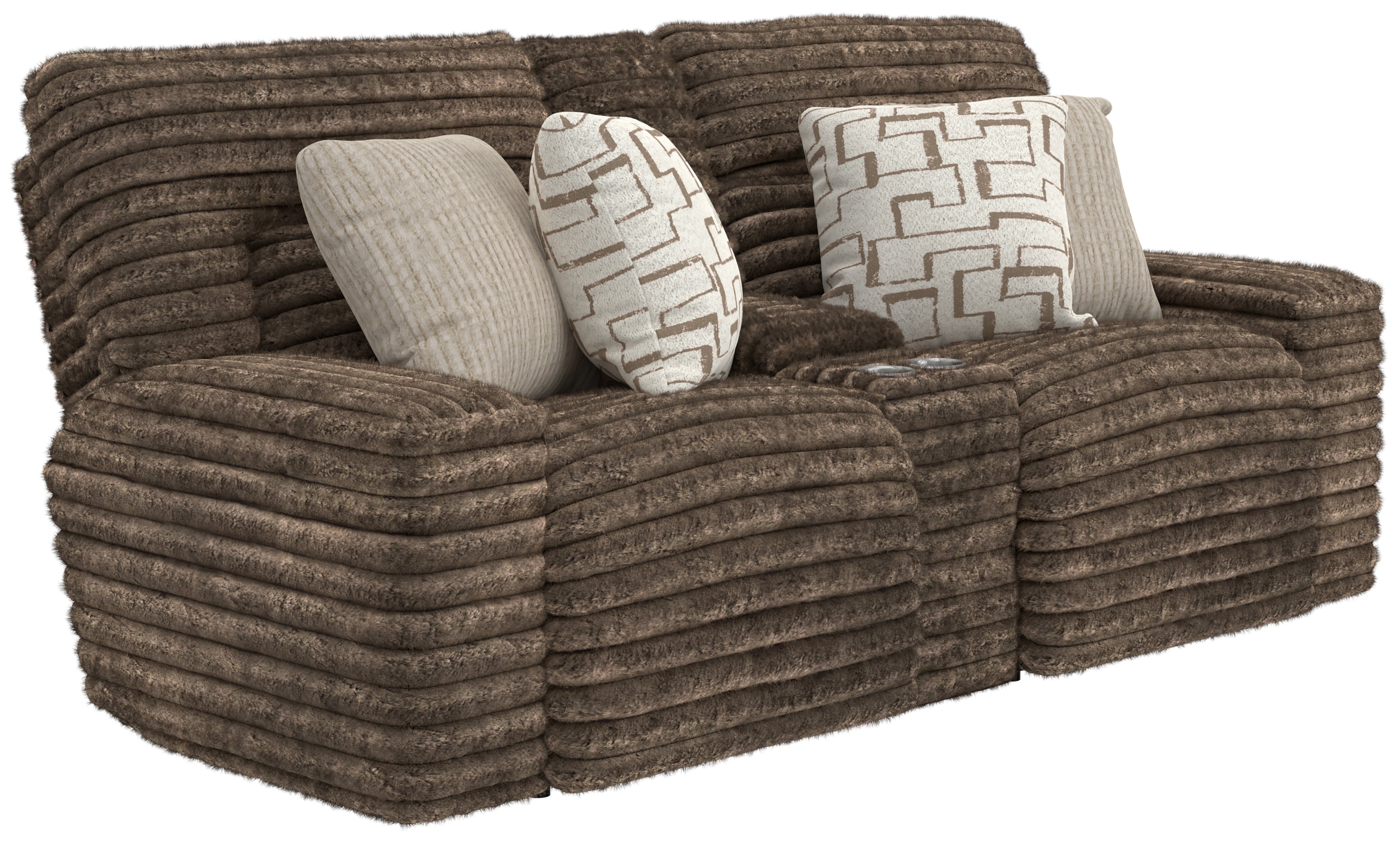 Lynx Power Reclining Console Loveseat w/Zero Gravity - Luxury Home Furniture (MI)