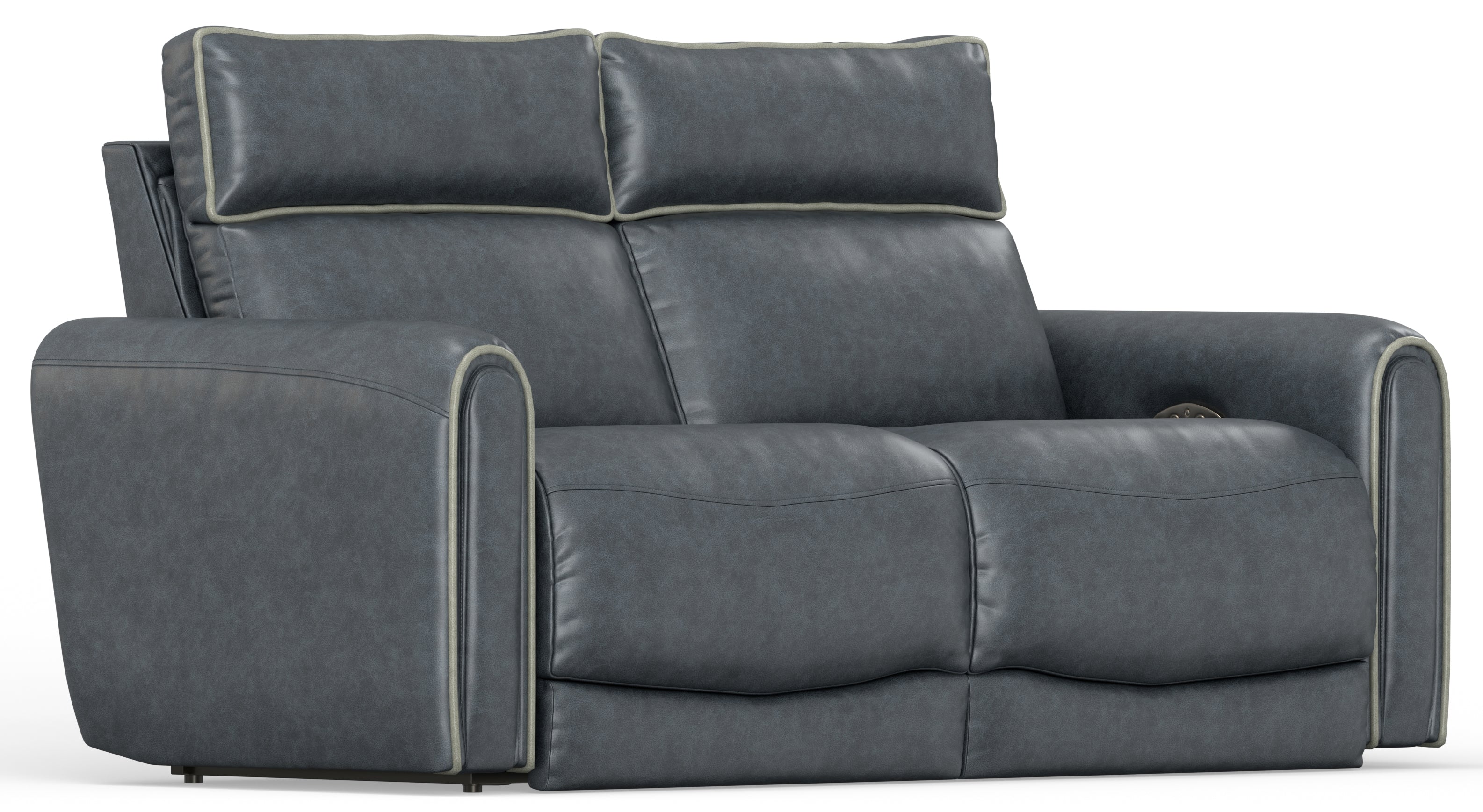 Nico Power Headrest Reclining Loveseat - Luxury Home Furniture (MI)