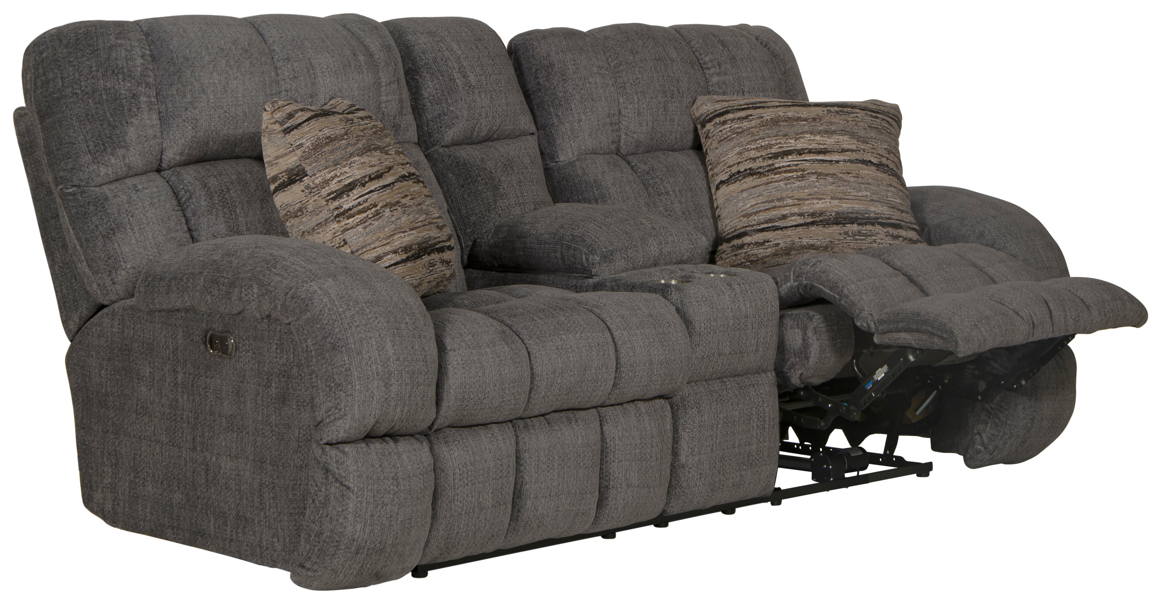 Ashland Power Lay Flat Recl Console Lvst - Luxury Home Furniture (MI)