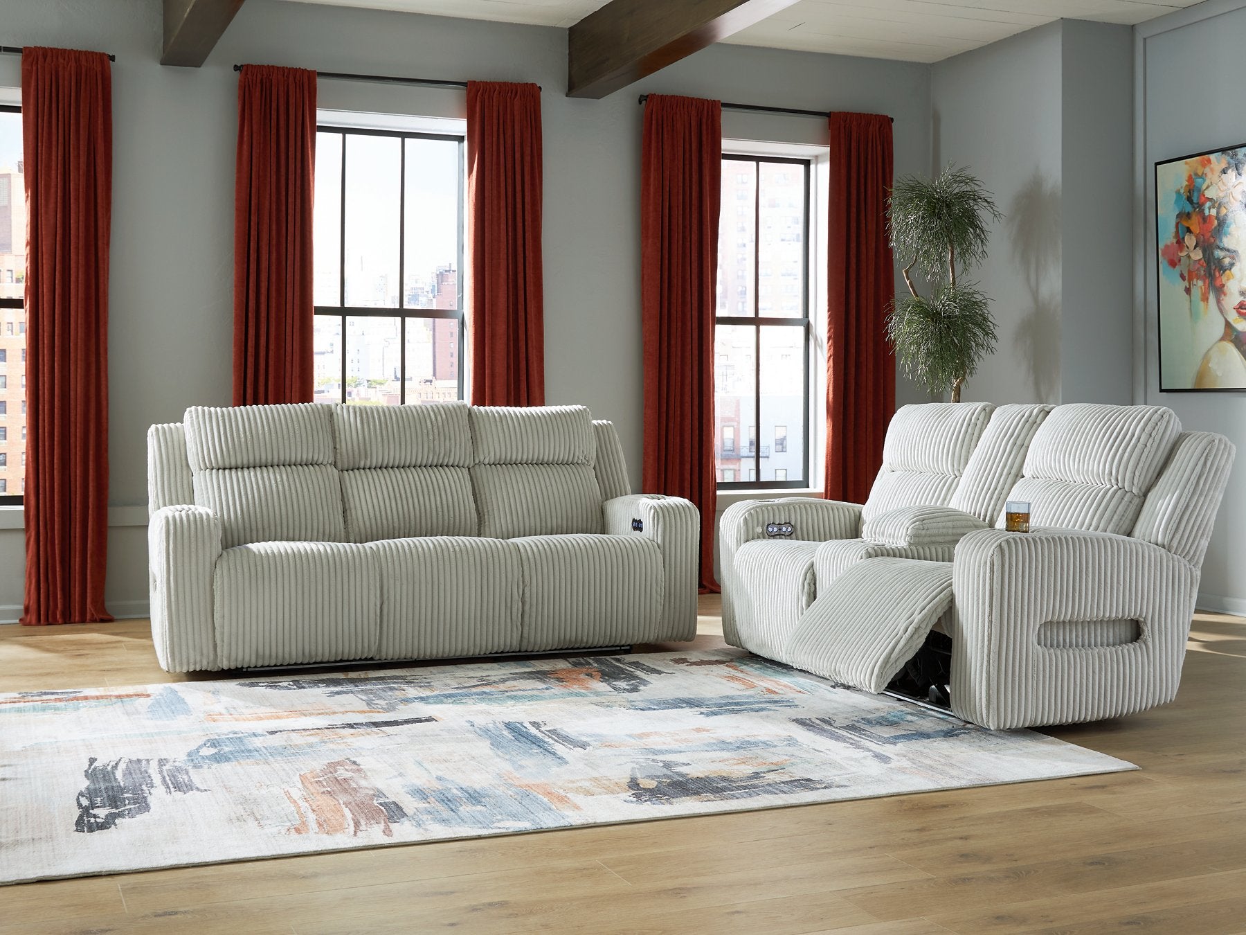 Forest Lake Living Room Set - Luxury Home Furniture (MI)