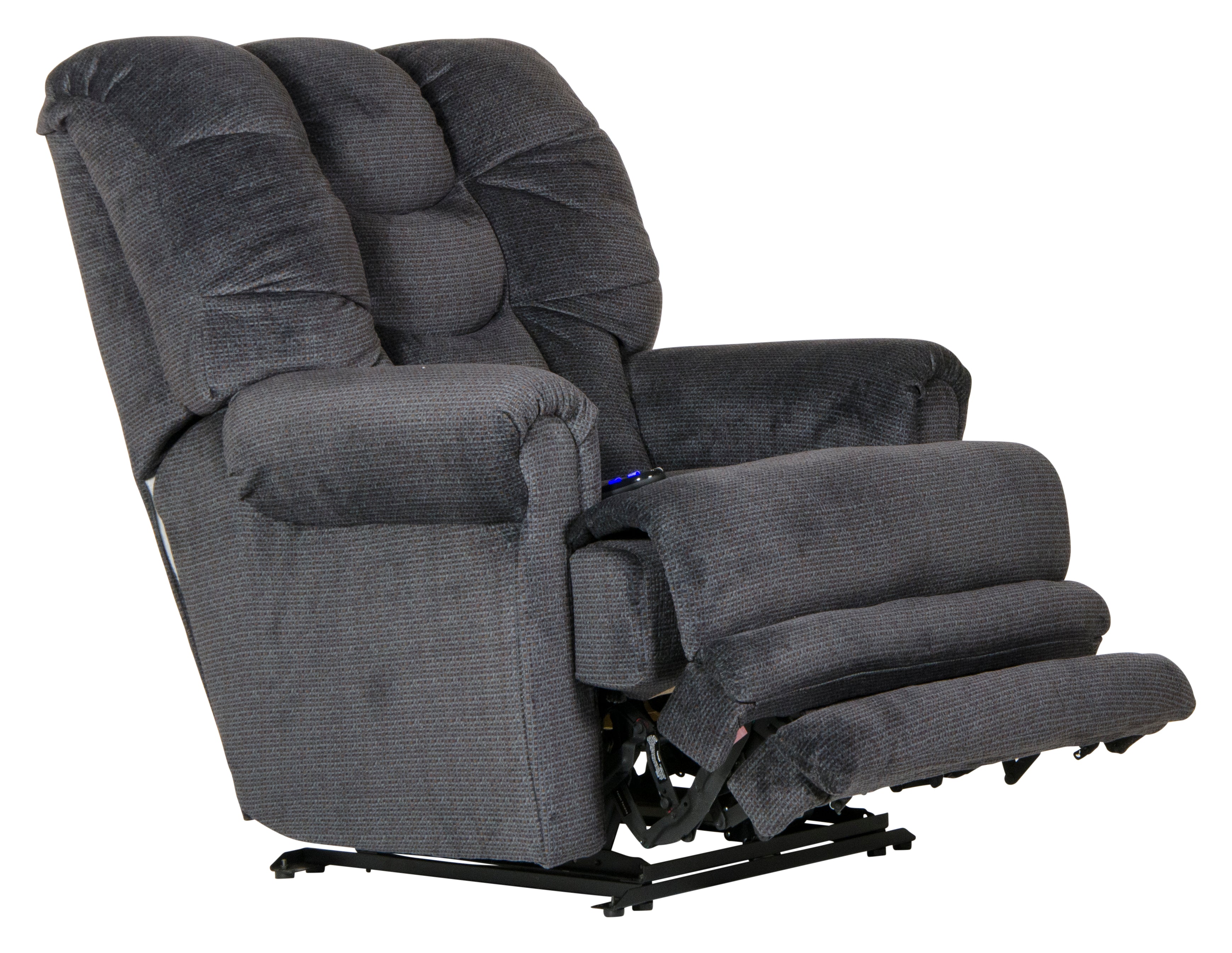 Malone Power "Lay Flat" Recliner w/Ext Otto - Luxury Home Furniture (MI)