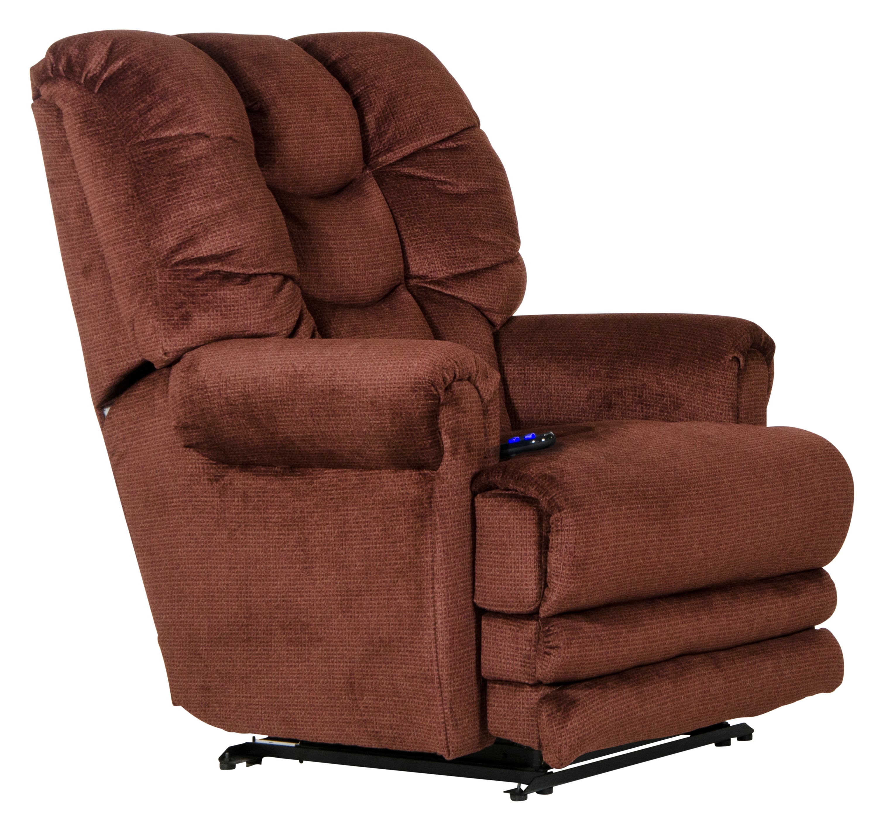 Malone Power "Lay Flat" Recliner w/Ext Otto - Luxury Home Furniture (MI)