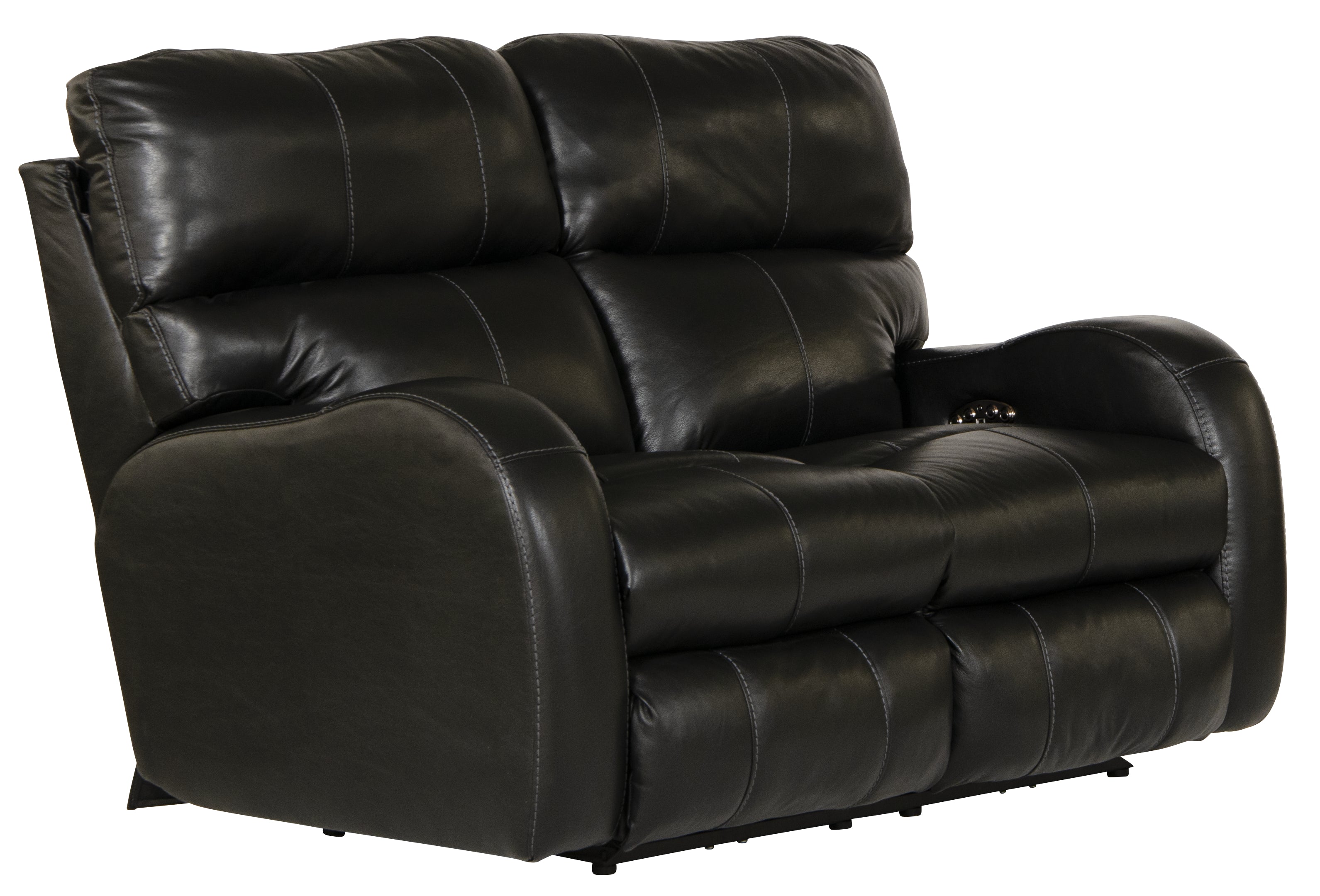 Angelo Power Headrest Power LayFlat Reclining Loveseat - Luxury Home Furniture (MI)