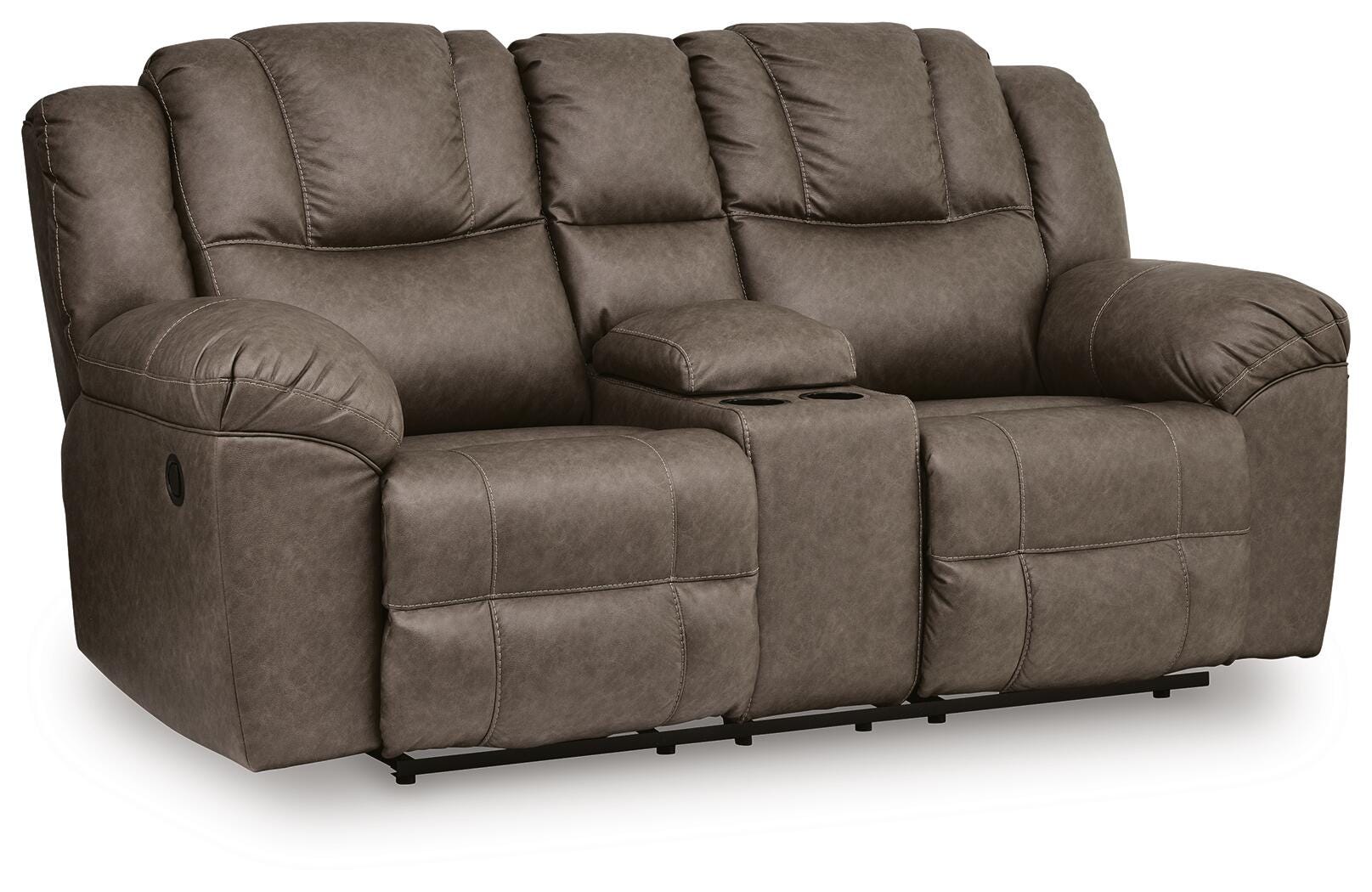 Lowilla Reclining Loveseat with Console - Luxury Home Furniture (MI)