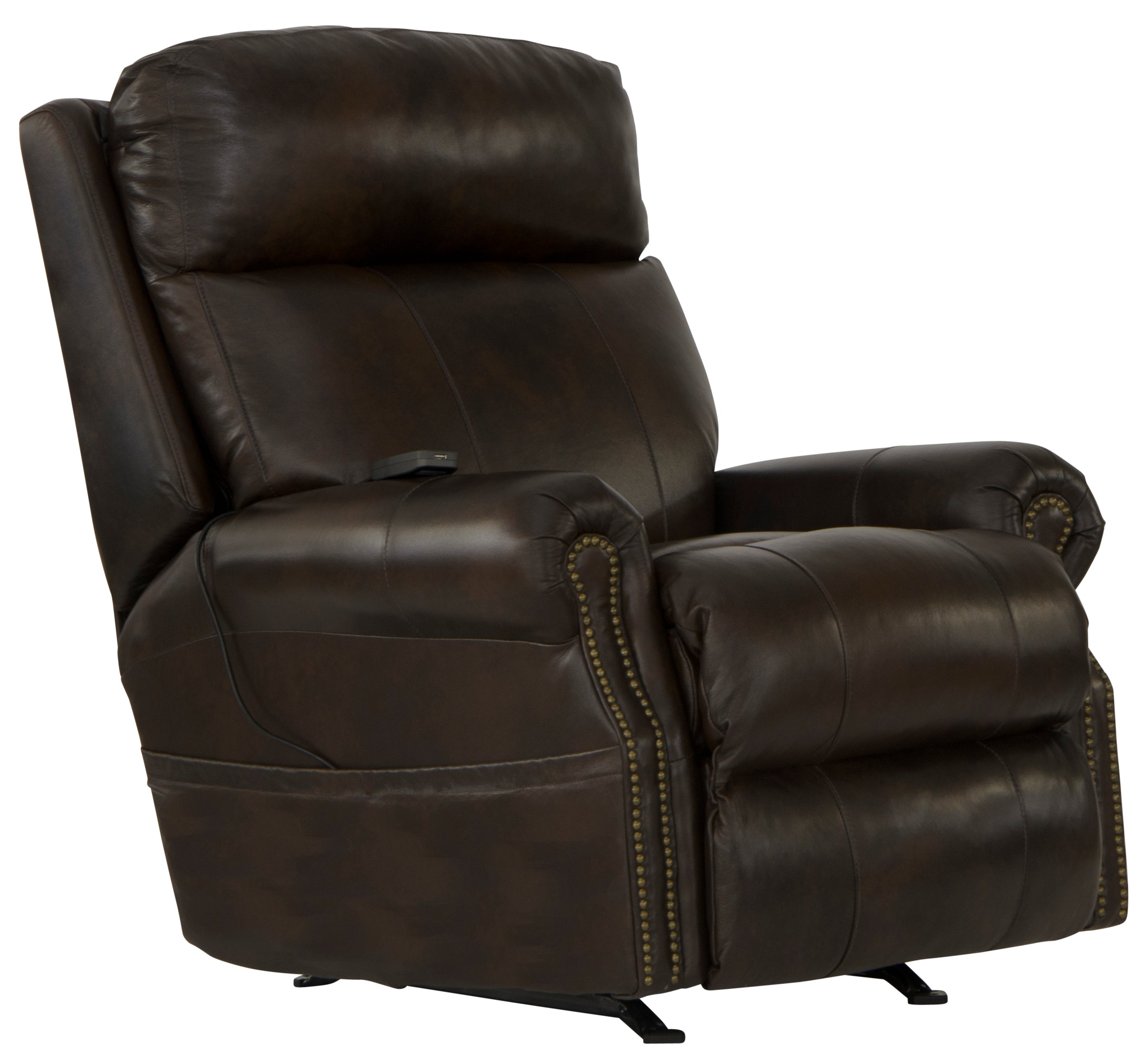 Vito Power Headrest Power Rocker Recl w/CR3 Heat/Massage/Lumbar - Luxury Home Furniture (MI)
