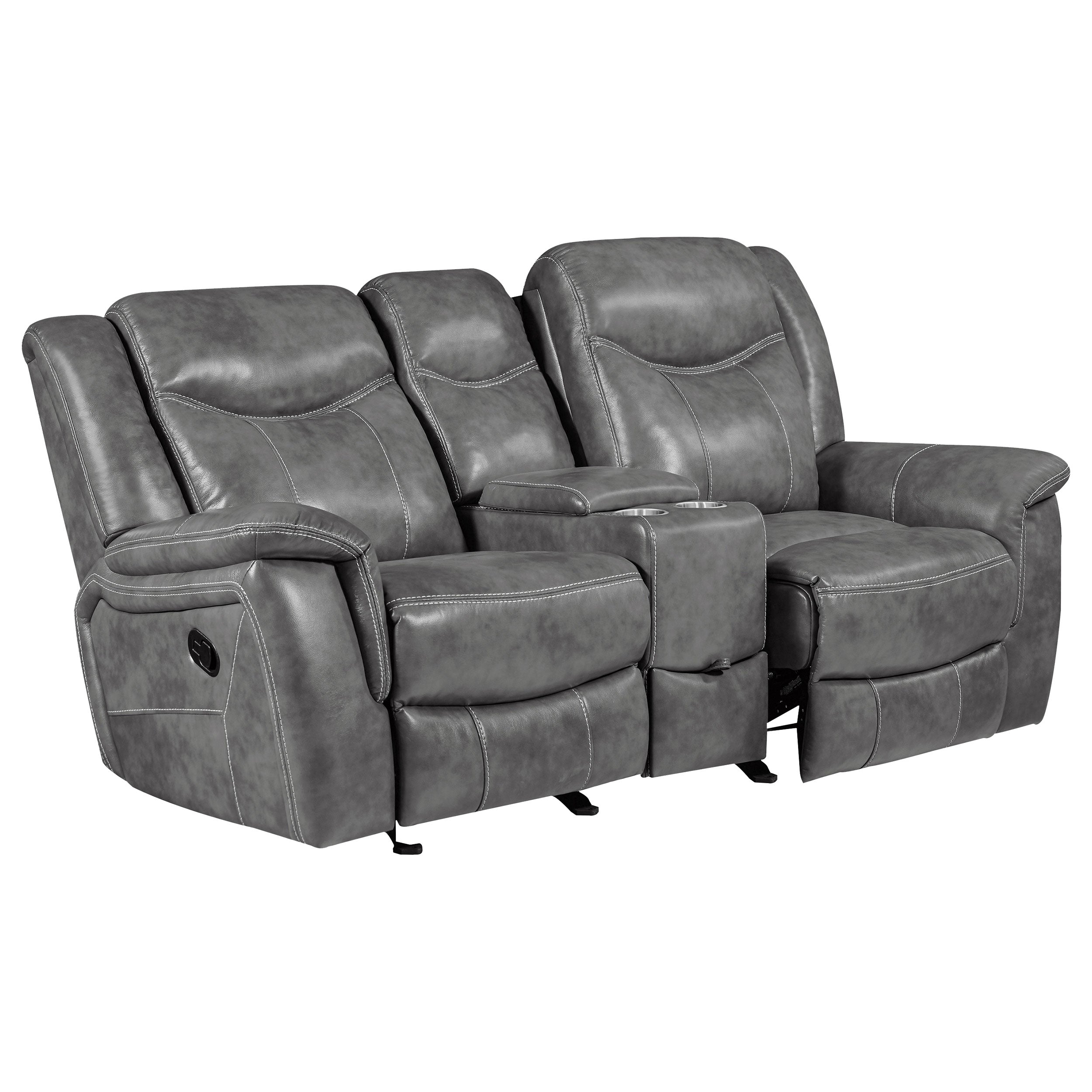 Conrad Reclining Glider Loveseat - Luxury Home Furniture (MI)