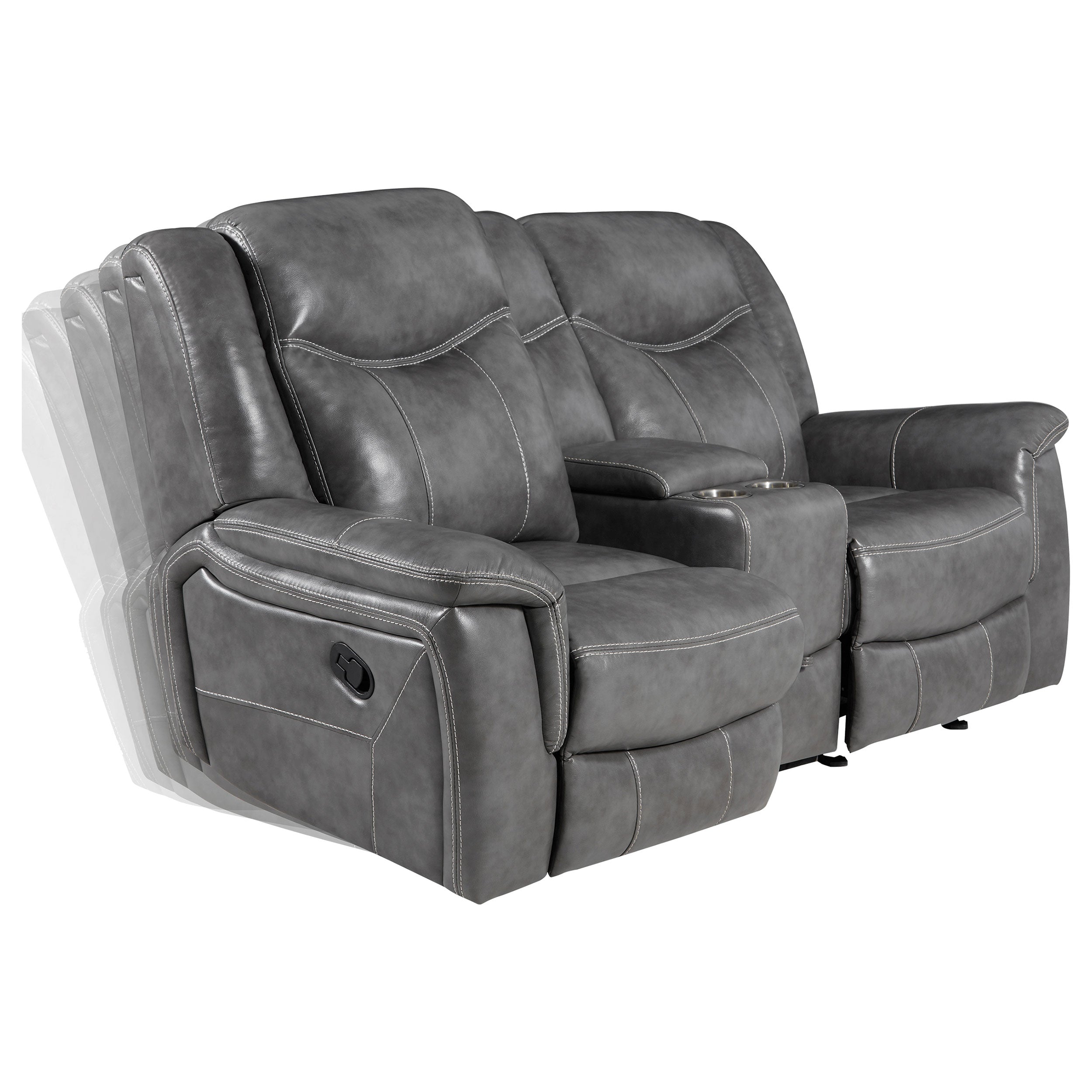 Conrad Reclining Glider Loveseat - Luxury Home Furniture (MI)