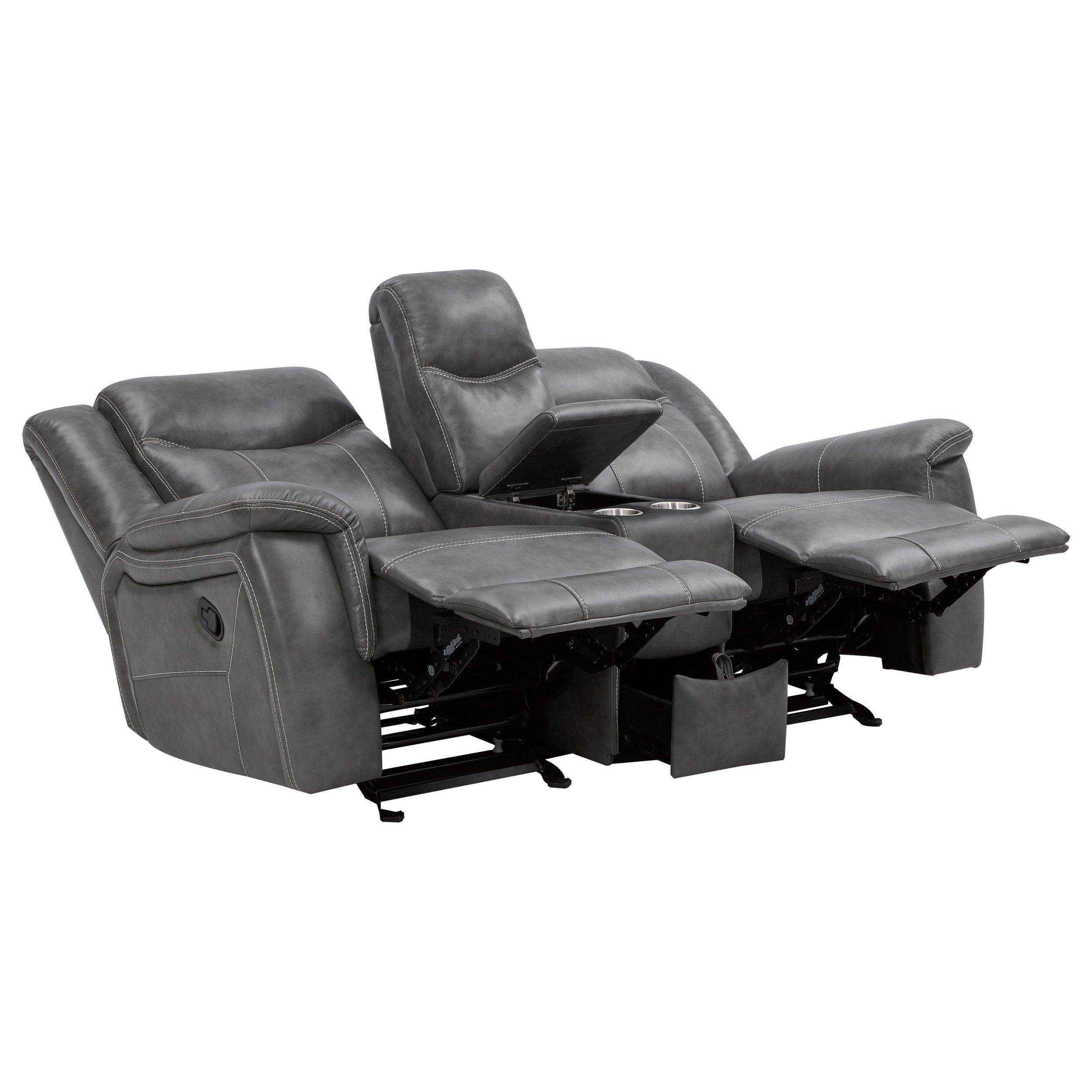 Conrad Reclining Glider Loveseat - Luxury Home Furniture (MI)