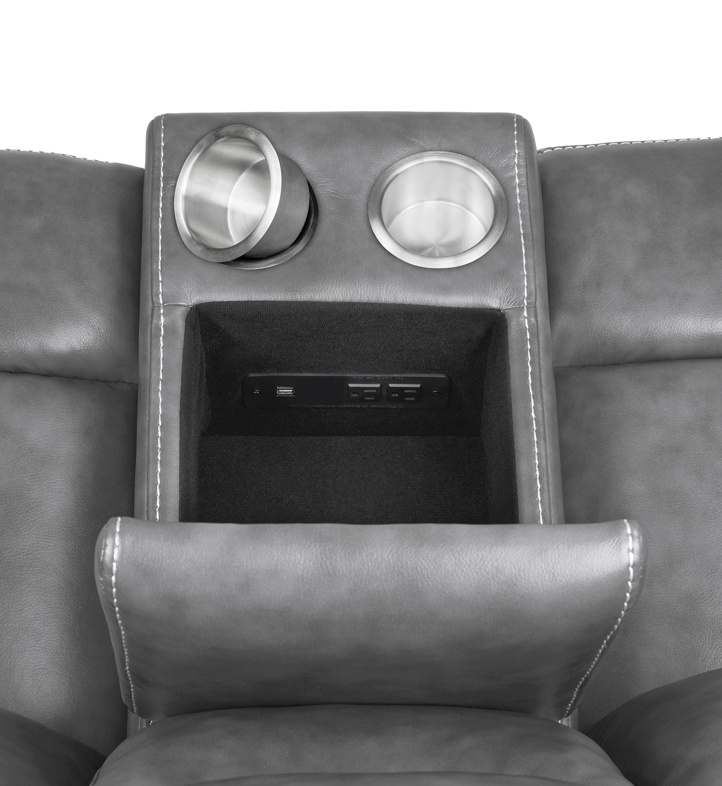 Conrad Reclining Glider Loveseat - Luxury Home Furniture (MI)
