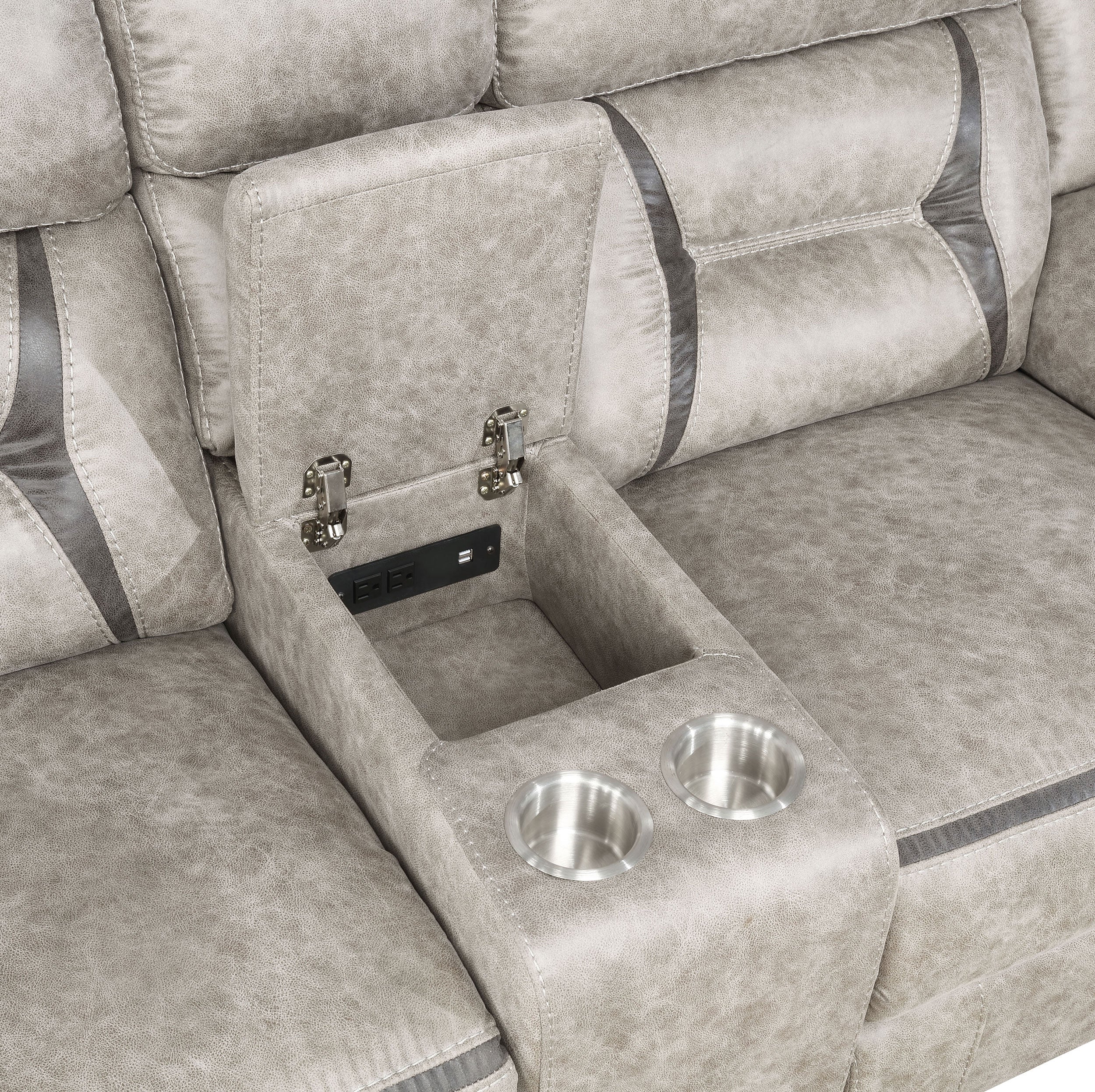 Greer Reclining Glider Loveseat - Luxury Home Furniture (MI)