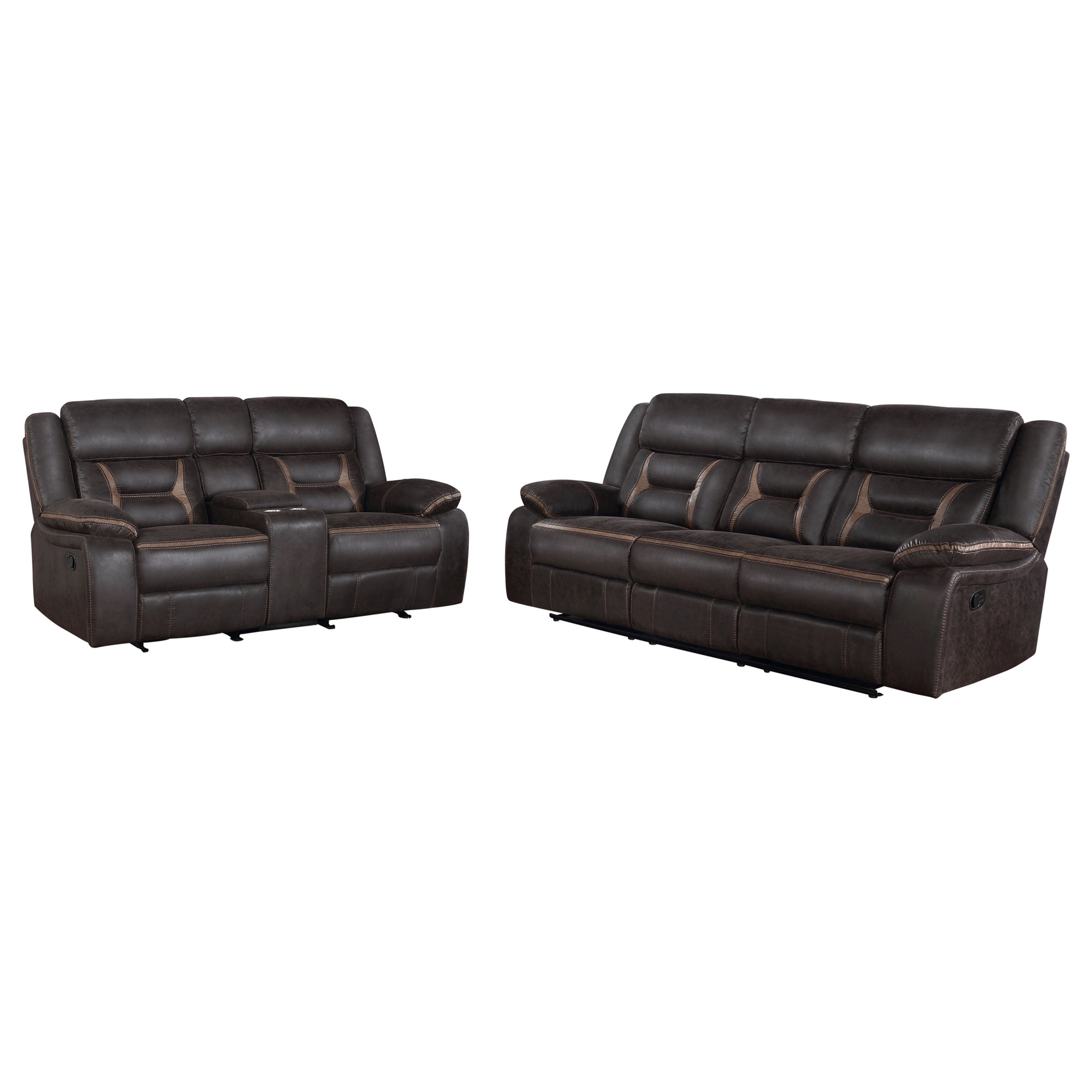 Greer Reclining Sofa Set - Luxury Home Furniture (MI)