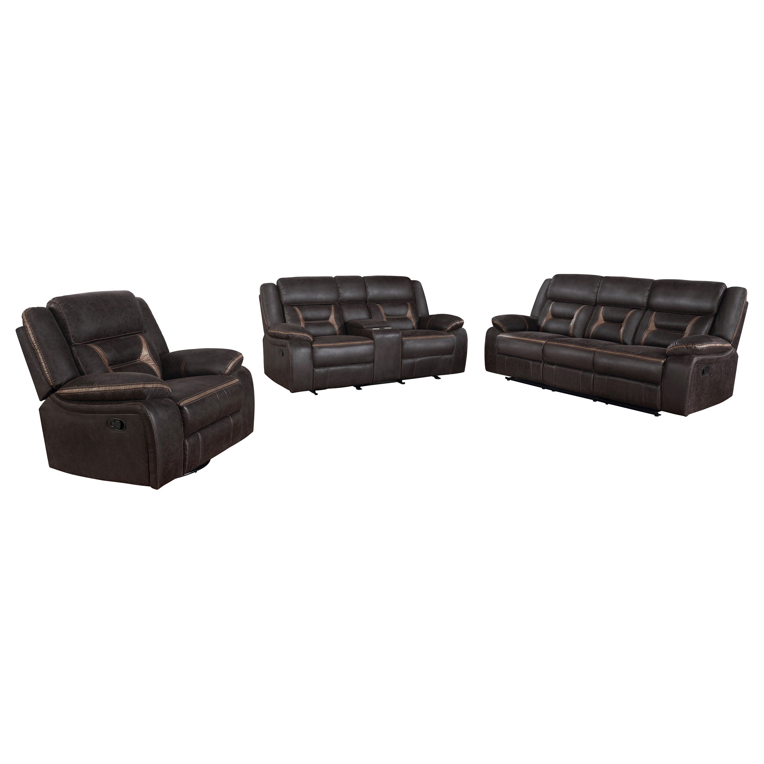 Greer Reclining Sofa Set - Luxury Home Furniture (MI)
