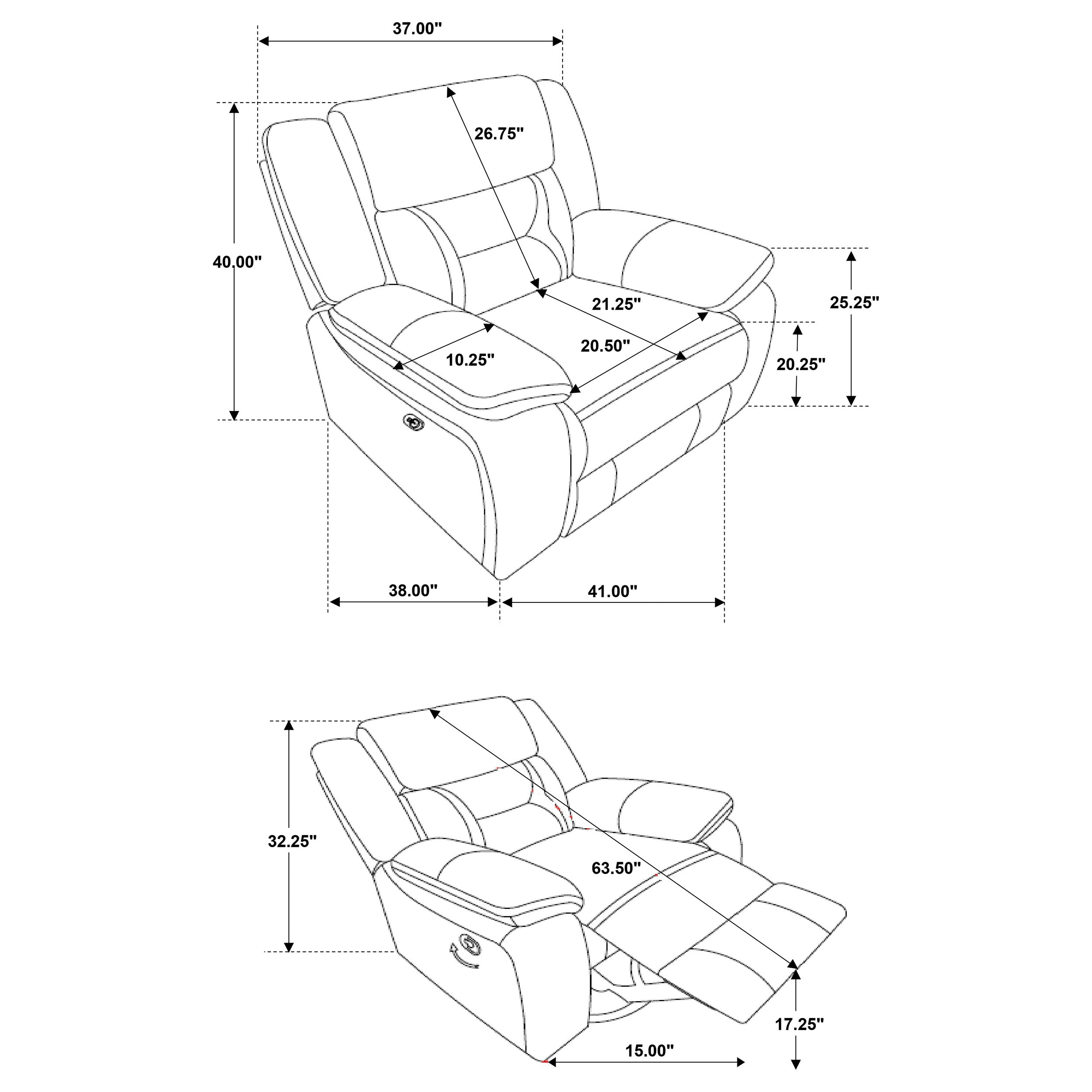 Greer Reclining Sofa Set - Luxury Home Furniture (MI)