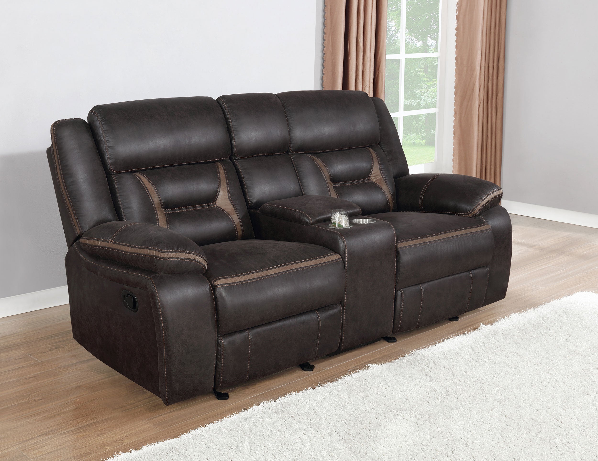 Greer Reclining Glider Loveseat - Luxury Home Furniture (MI)