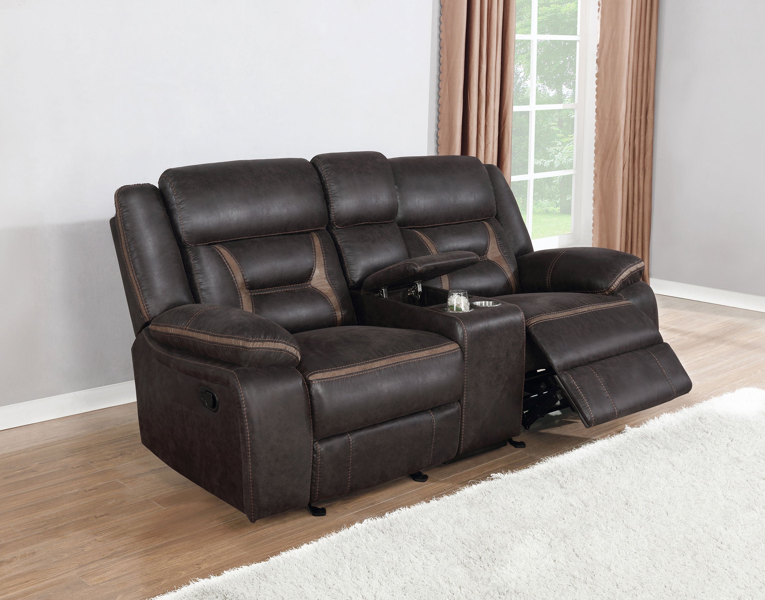 Greer Reclining Glider Loveseat - Luxury Home Furniture (MI)
