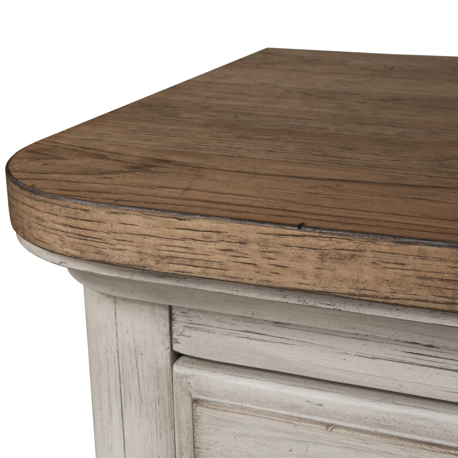Farmhouse Reimagined Drawer Dresser in Antique White - Luxury Home Furniture (MI)