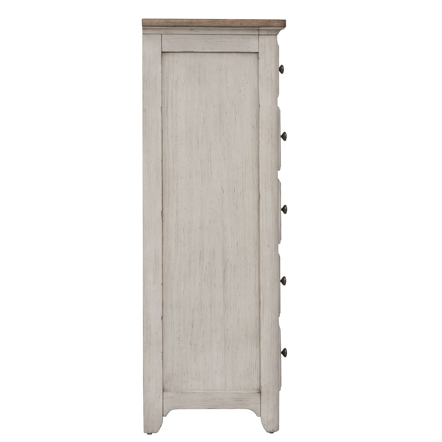 Farmhouse Reimagined Drawer Chest in Antique White - Luxury Home Furniture (MI)
