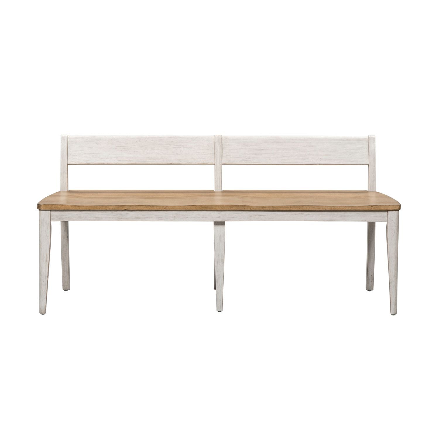 Farmhouse Reimagined Bench (RTA) in Antique White image