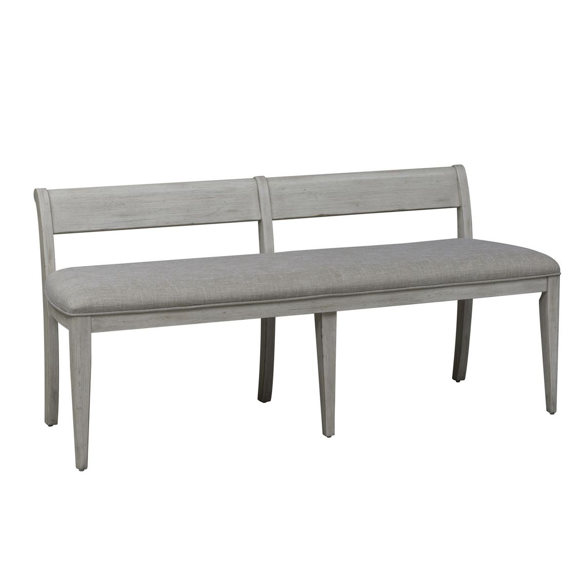 Liberty Furniture Farmhouse Reimagined Upholstered Bench (RTA) in Antique White - Luxury Home Furniture (MI)