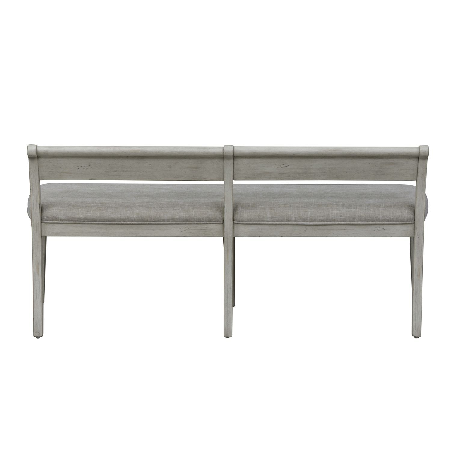 Farmhouse Reimagined Upholstered Bench (RTA) in Antique White - Luxury Home Furniture (MI)