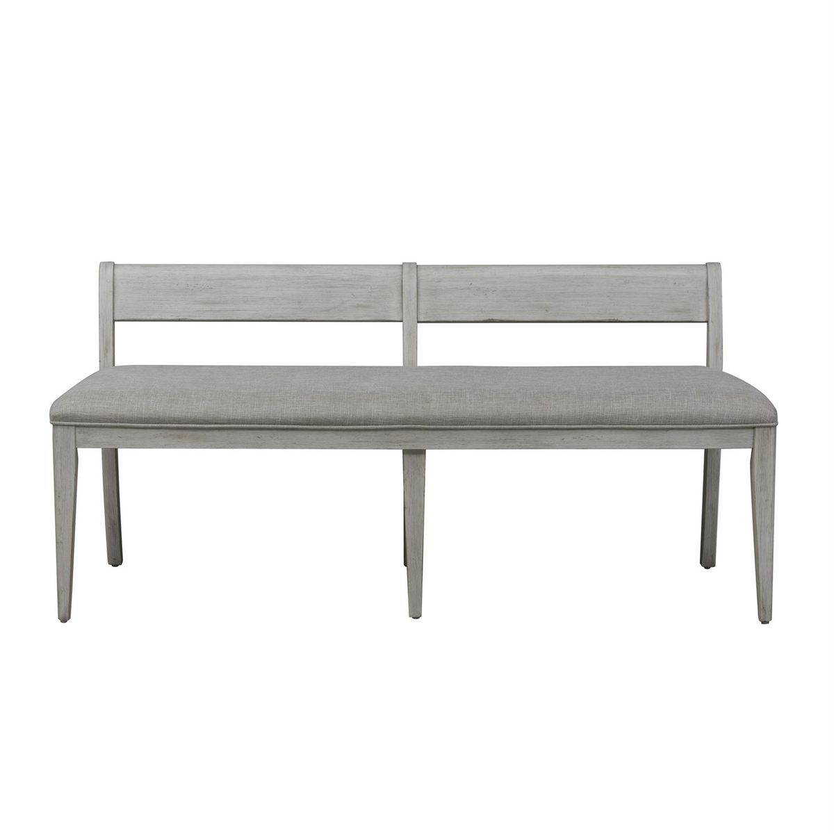 Liberty Furniture Farmhouse Reimagined Upholstered Bench (RTA) in Antique White - Luxury Home Furniture (MI)