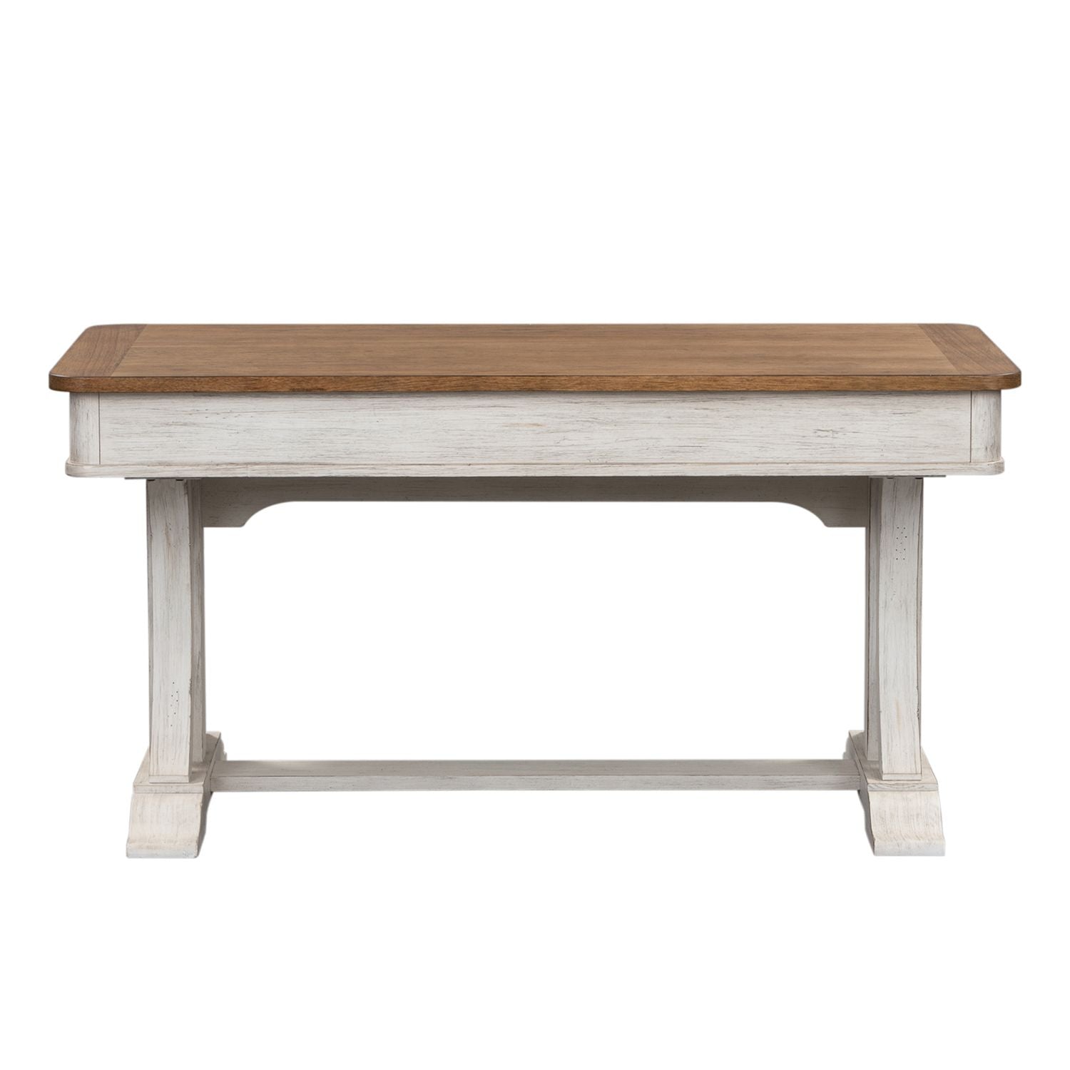 Farmhouse Reimagined Writing Desk in Antique White - Luxury Home Furniture (MI)