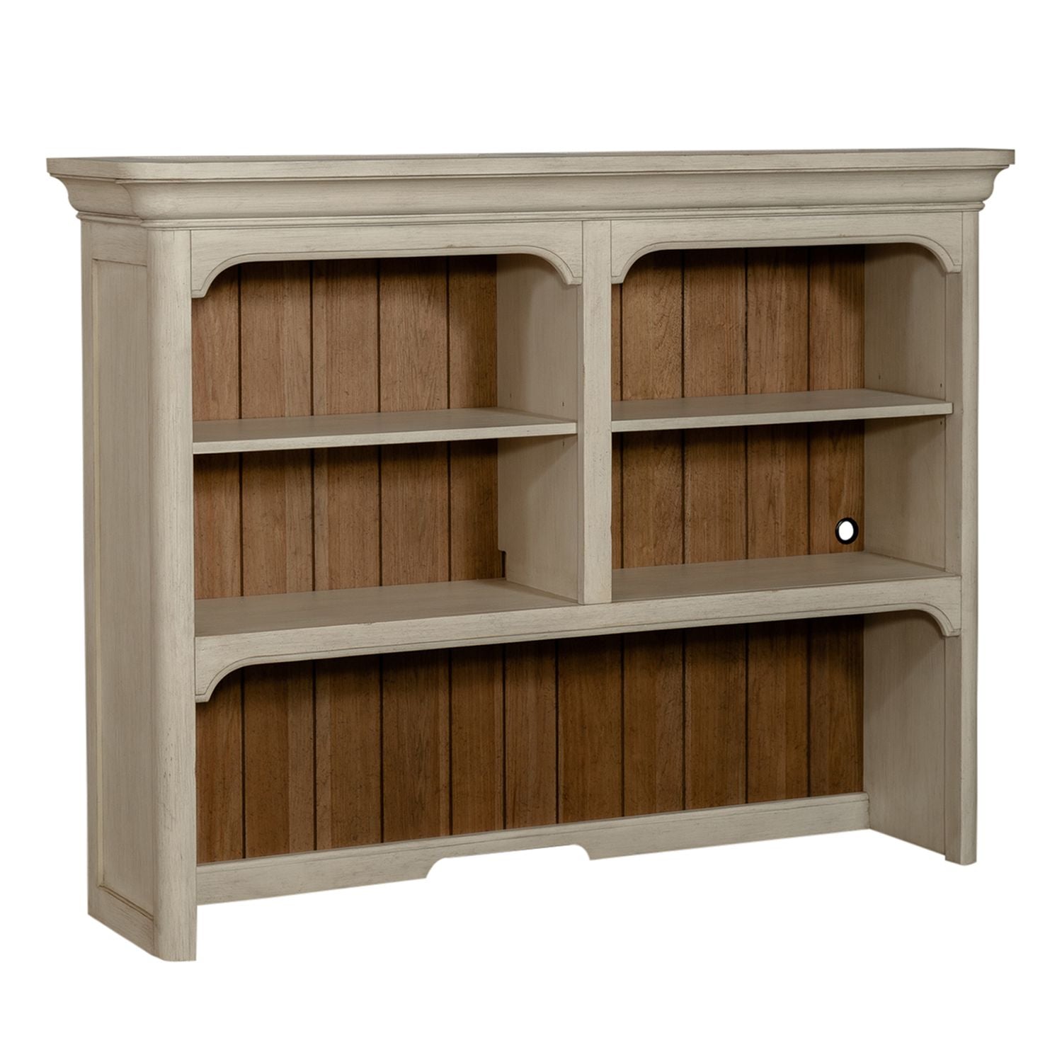 Farmhouse Reimagined Credenza Hutch in Antique White - Luxury Home Furniture (MI)