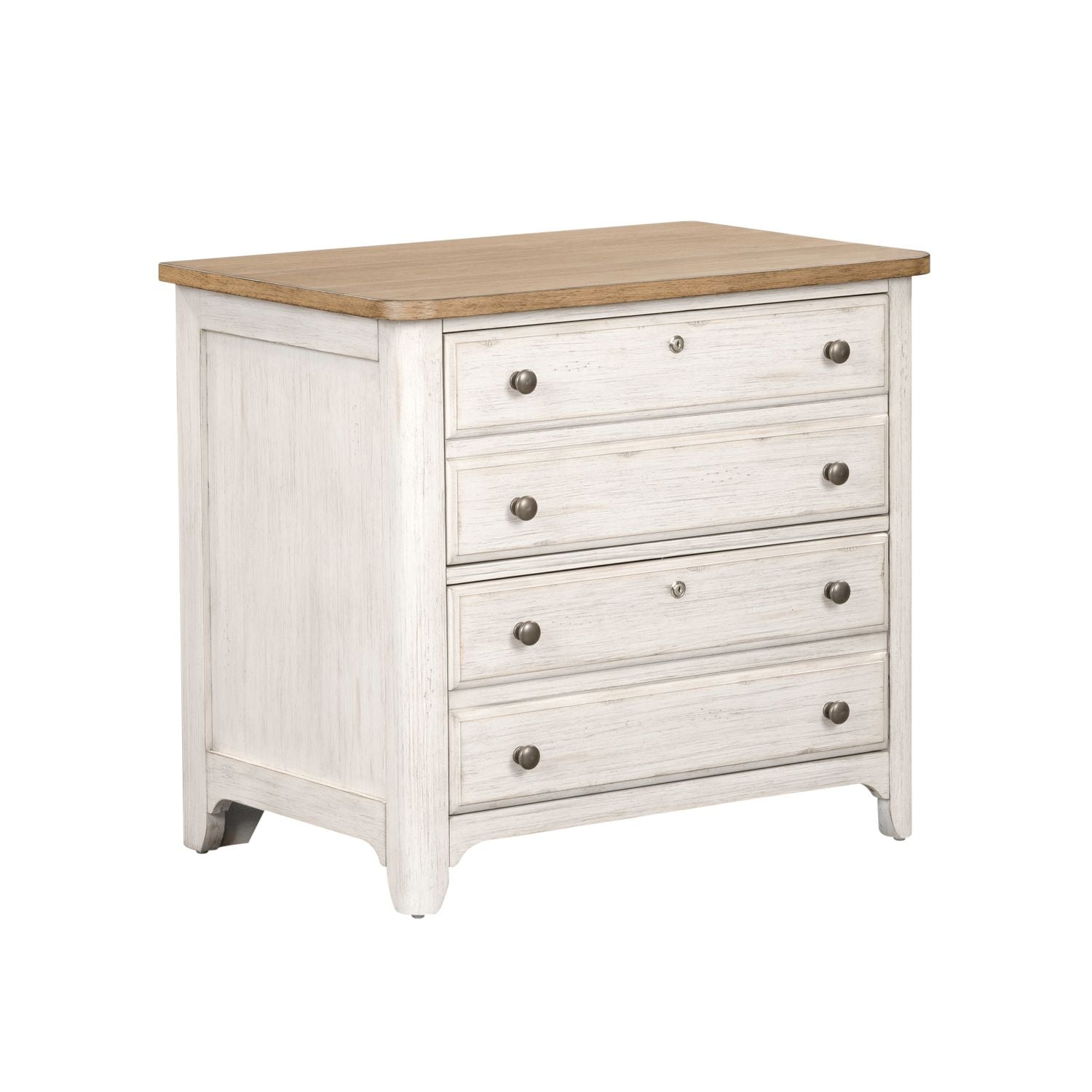 Farmhouse Reimagined Lateral File in Antique White image