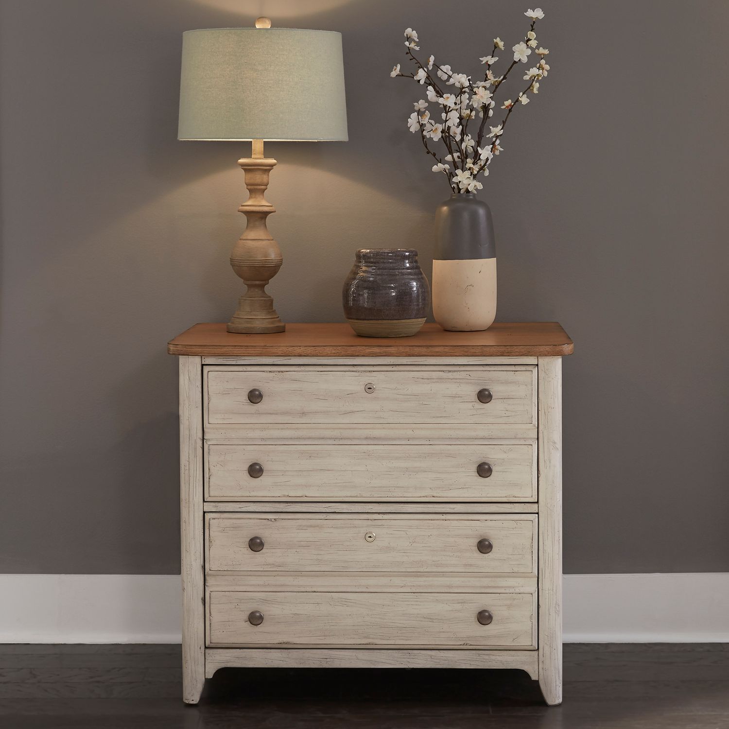 Farmhouse Reimagined Lateral File in Antique White image