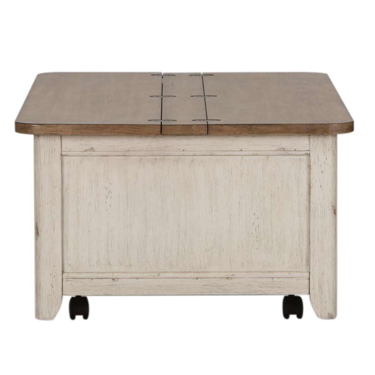 Liberty Farmhouse Reimagined Storage Trunk in Antique White