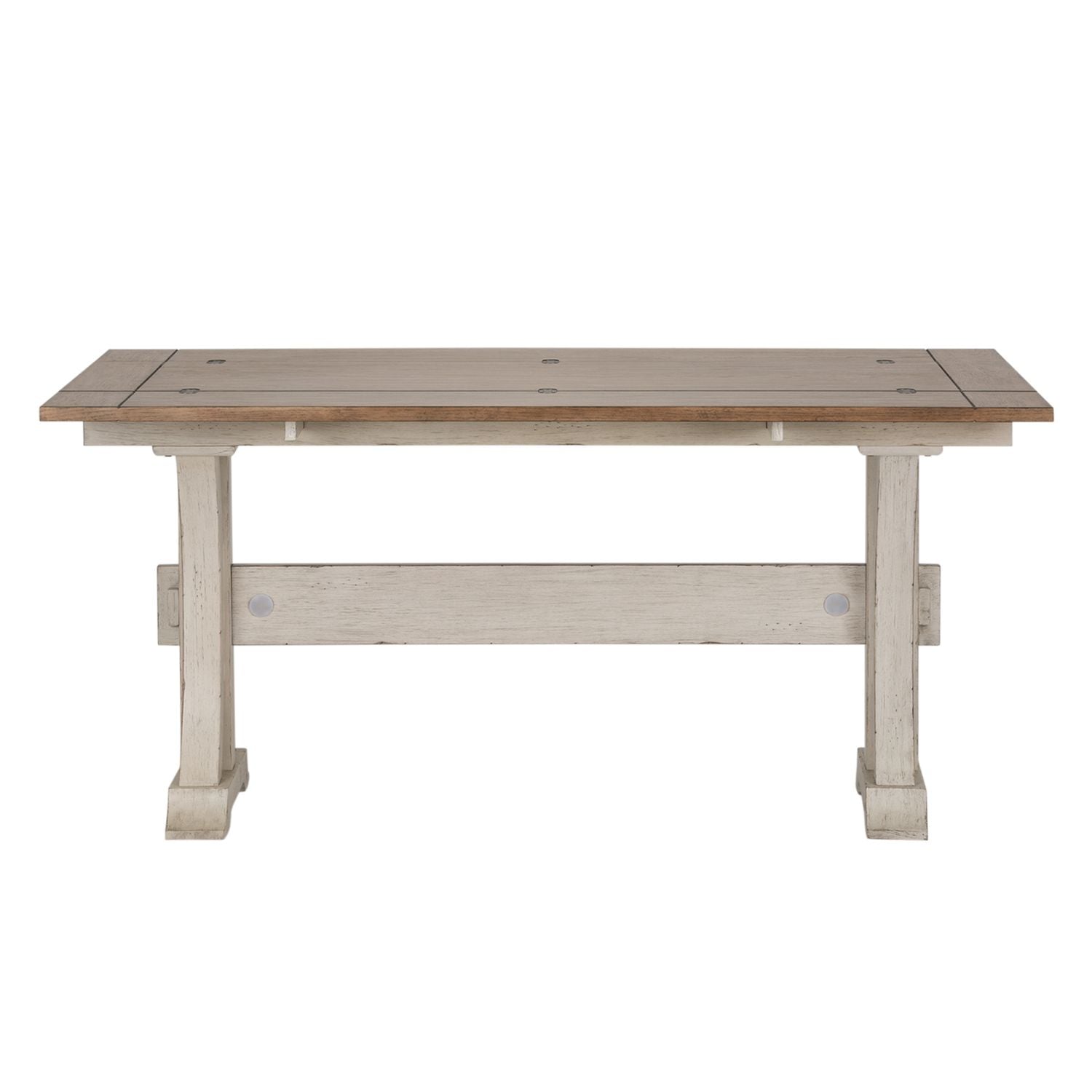 Farmhouse Reimagined Flip Lid Sofa Table in Antique White - Luxury Home Furniture (MI)
