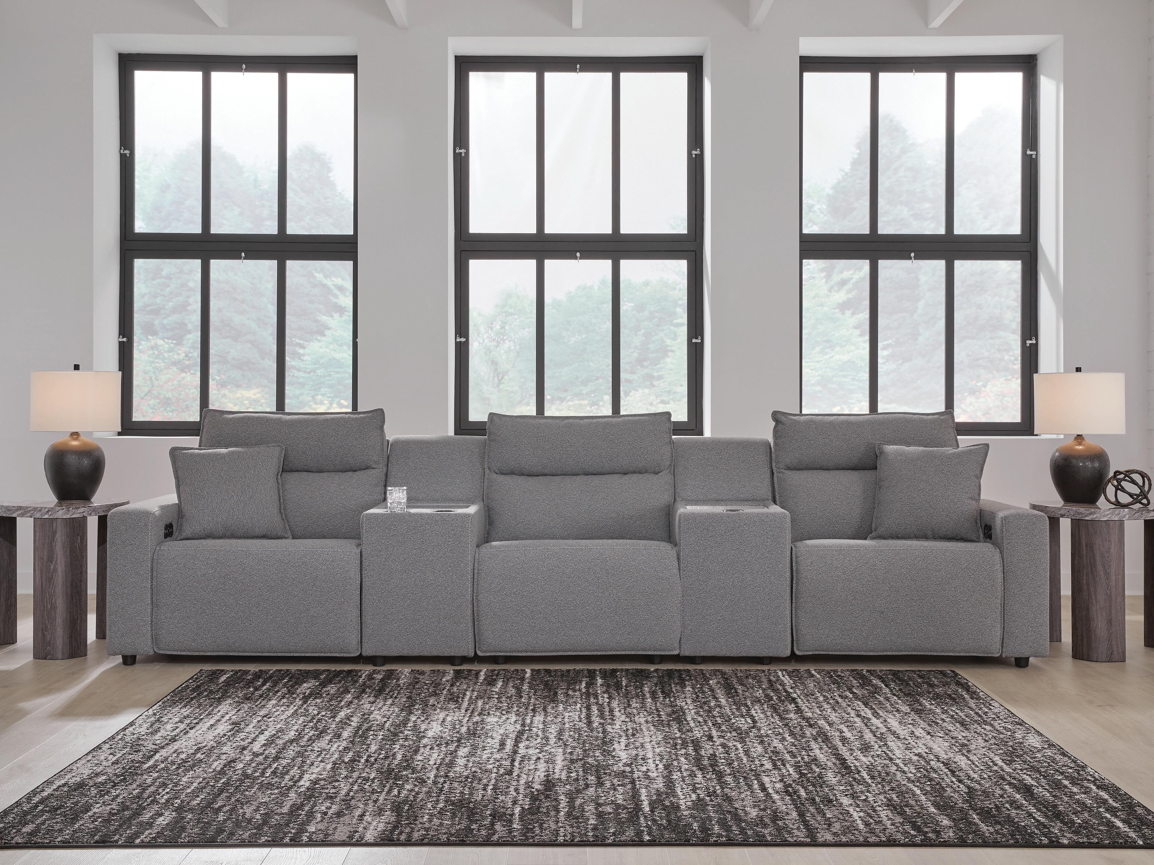 Modmax II Power Reclining Sectional with Consoles