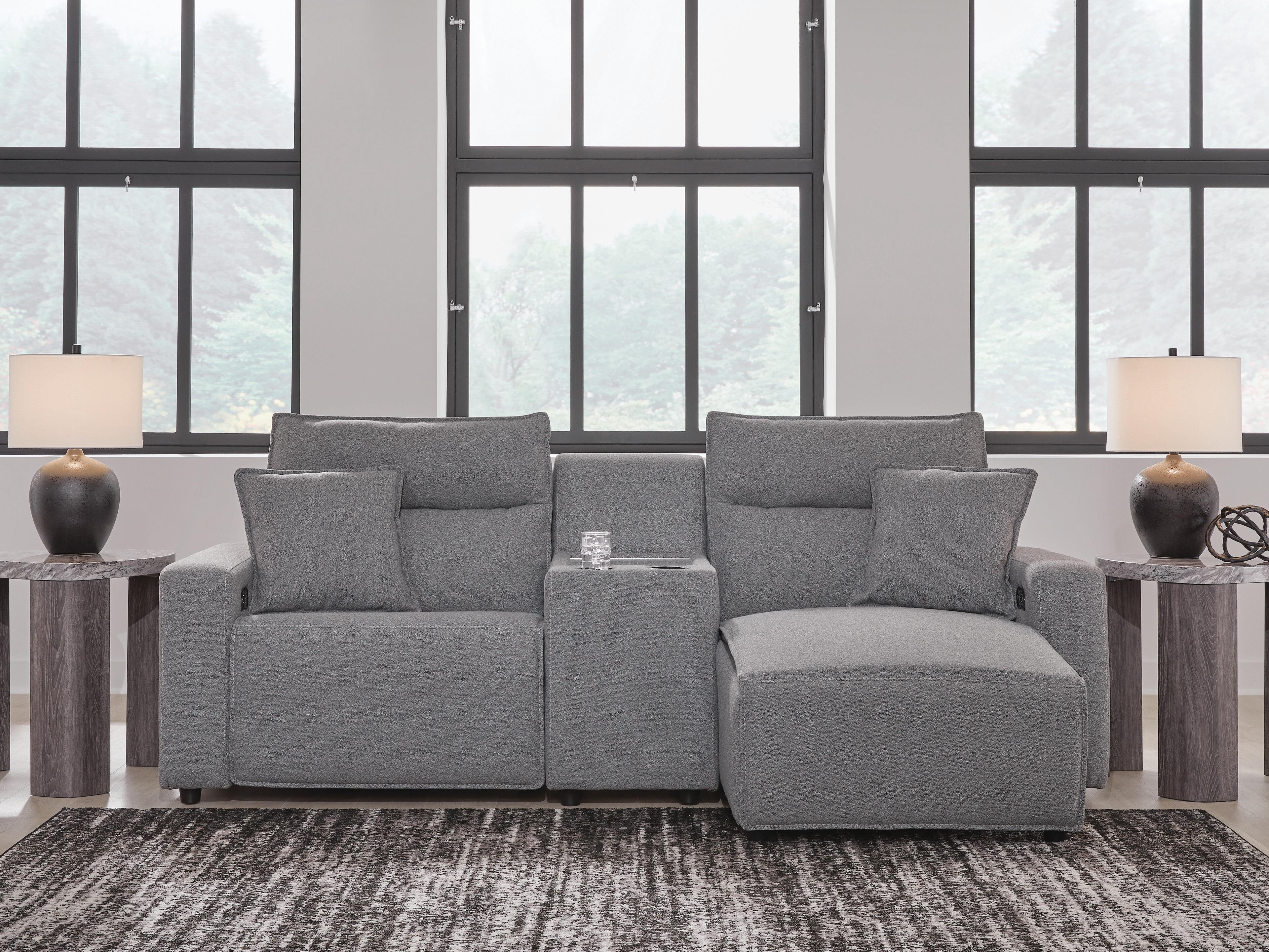 Modmax II Power Reclining Sectional with Chaise and Console
