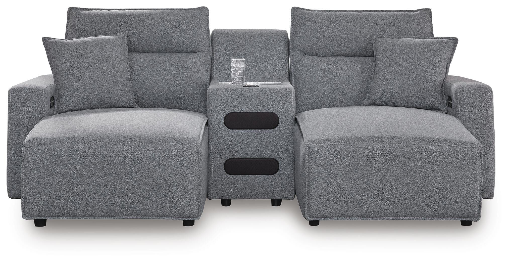 Modmax Power Reclining Sectional with Chaise - Luxury Home Furniture (MI)