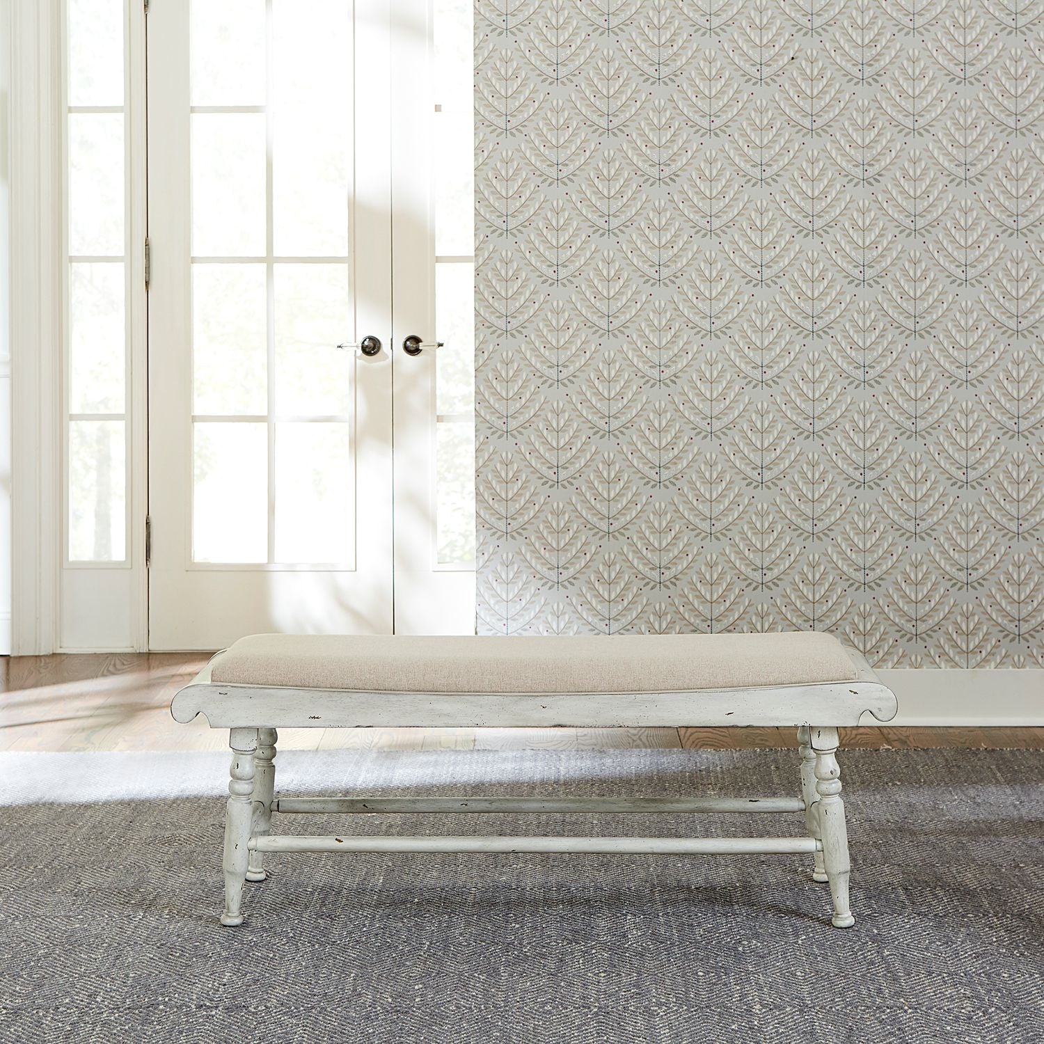 Whitney Bench in Weathered Gray image