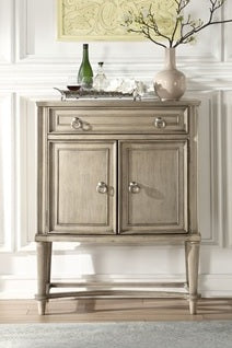 Wynsor Antique Champagne Wine Cabinet - Luxury Home Furniture (MI)