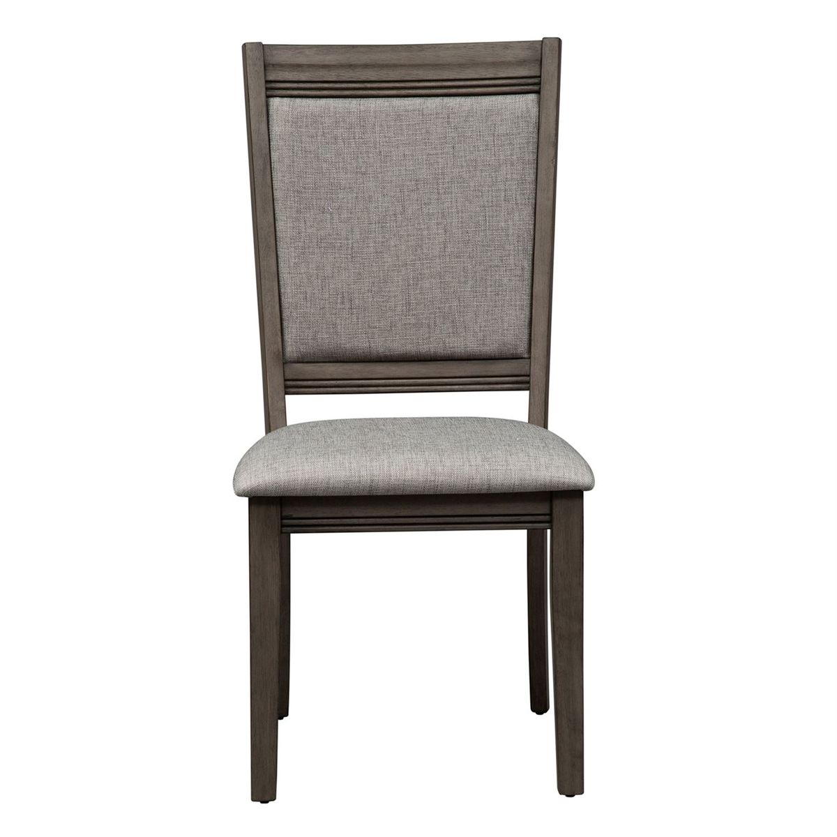 Liberty Furniture Tanners Creek Upholstered Side Chair (RTA) in Greystone (Set of 2) - Luxury Home Furniture (MI)