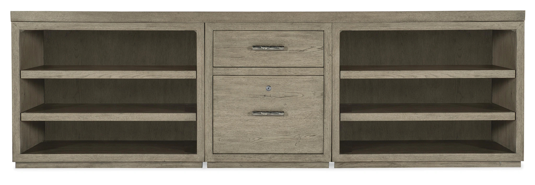Linville Falls 96" Credenza with File and Two Open Desk Cabinets Credenza