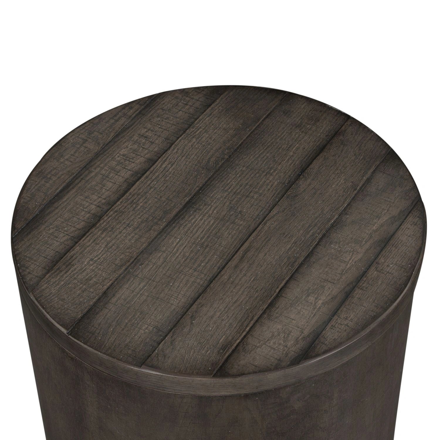 Modern Farmhouse Drum End Table image