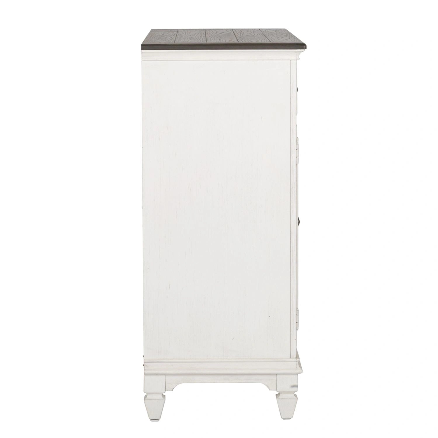 Allyson Park Buffet in White with Charcoal image