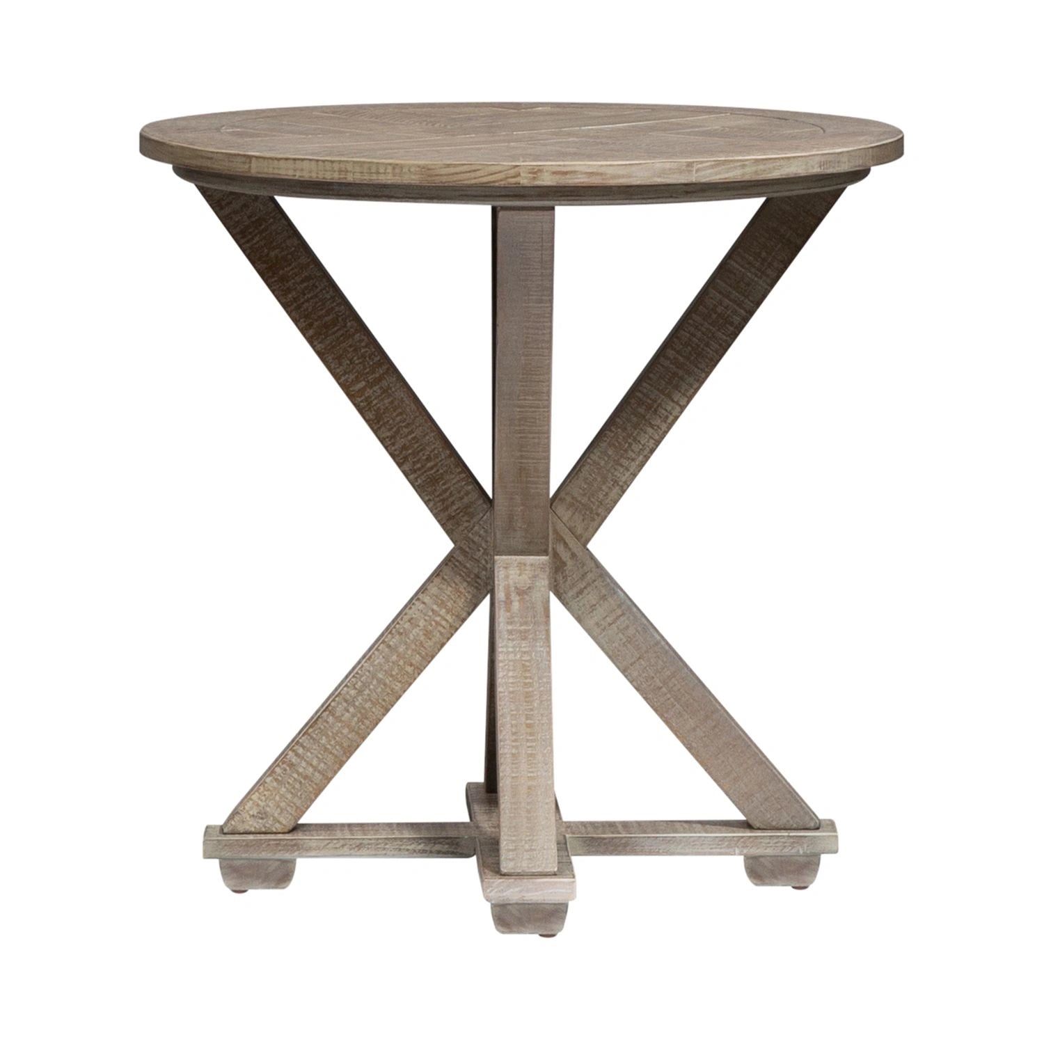 Parkland Falls End Table in Weathered Taupe image