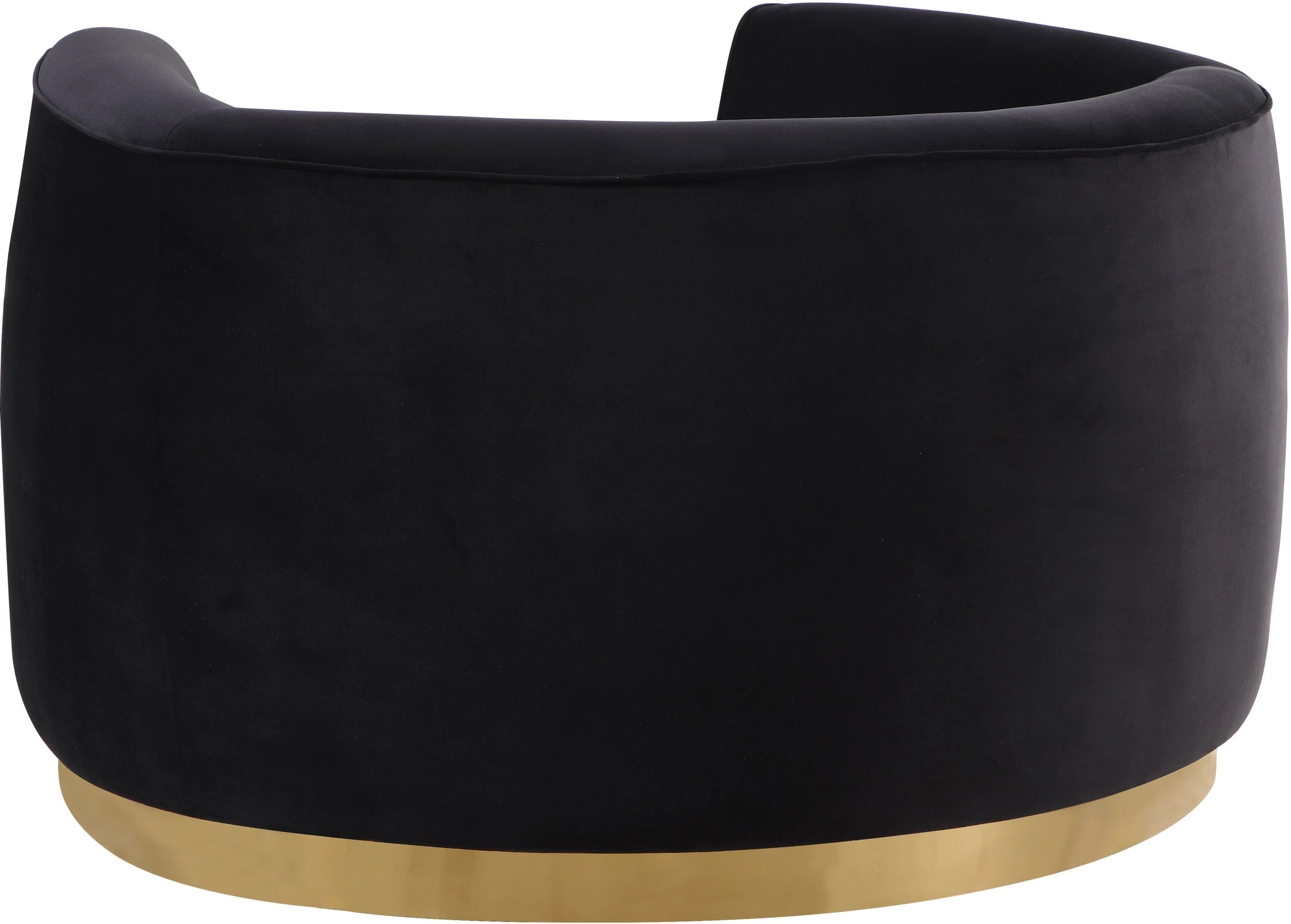 Julian Black Velvet Chair