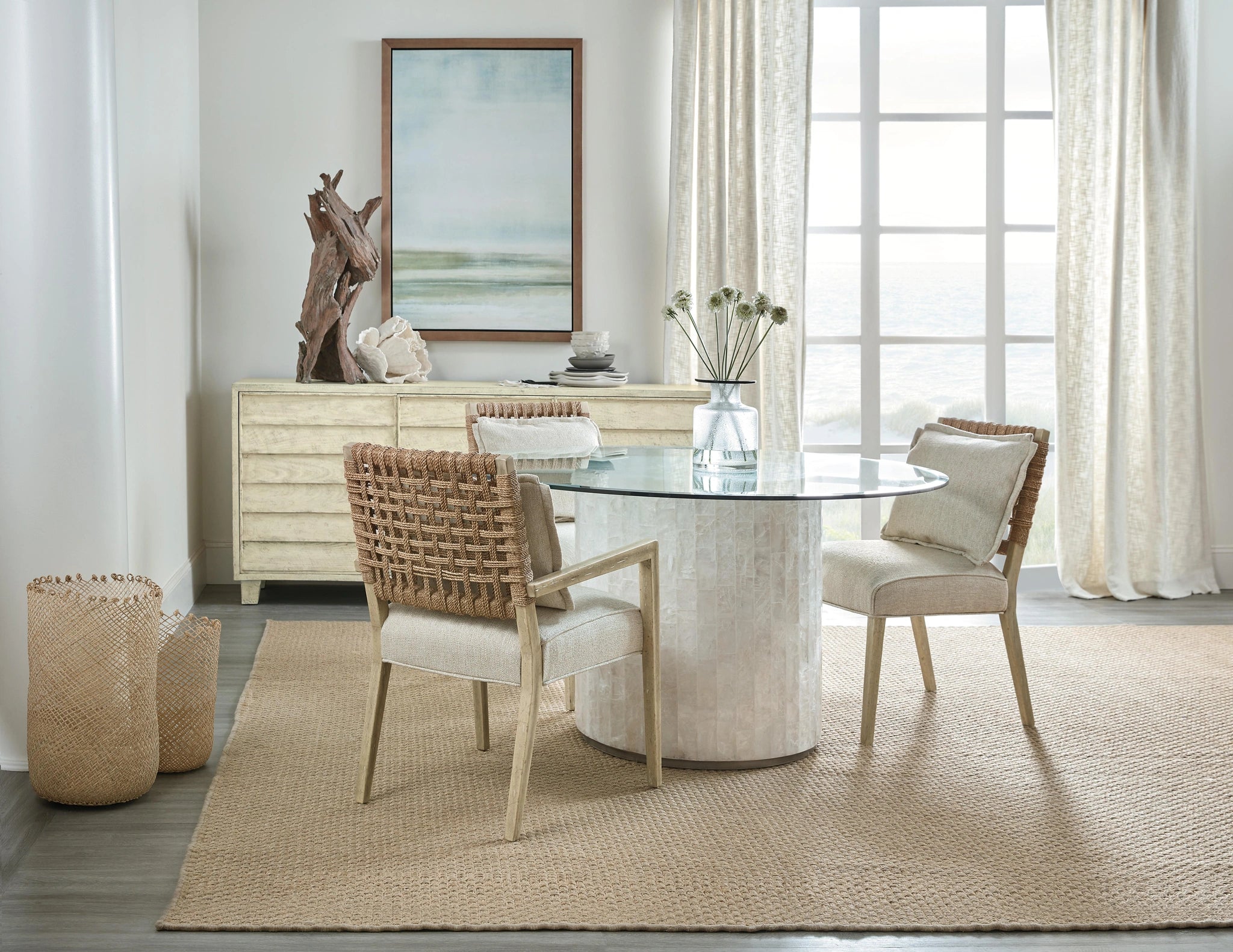 Surfrider Woven Back Side Chair-2 per ctn/price ea