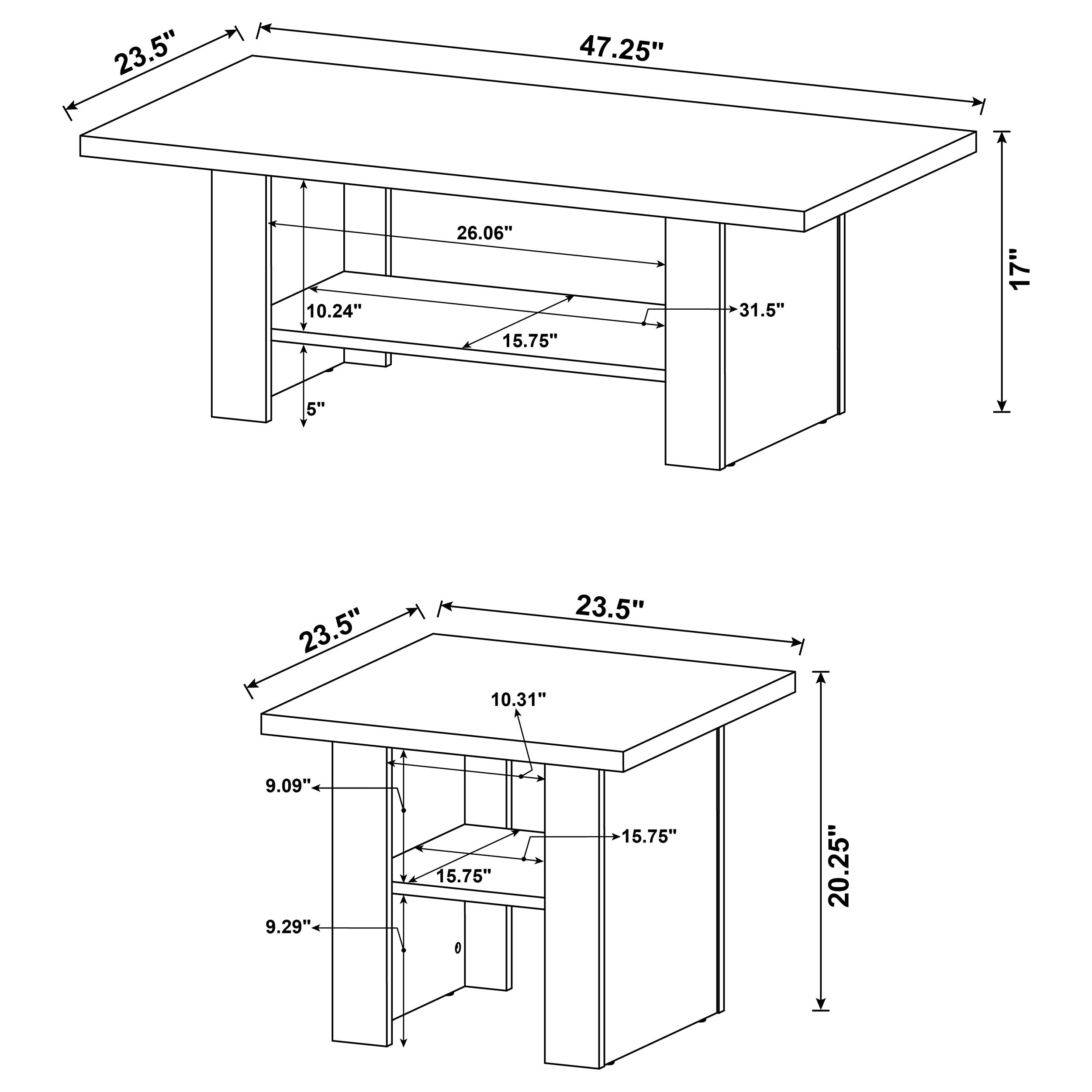 Rodez Coffee Table Set - Luxury Home Furniture (MI)